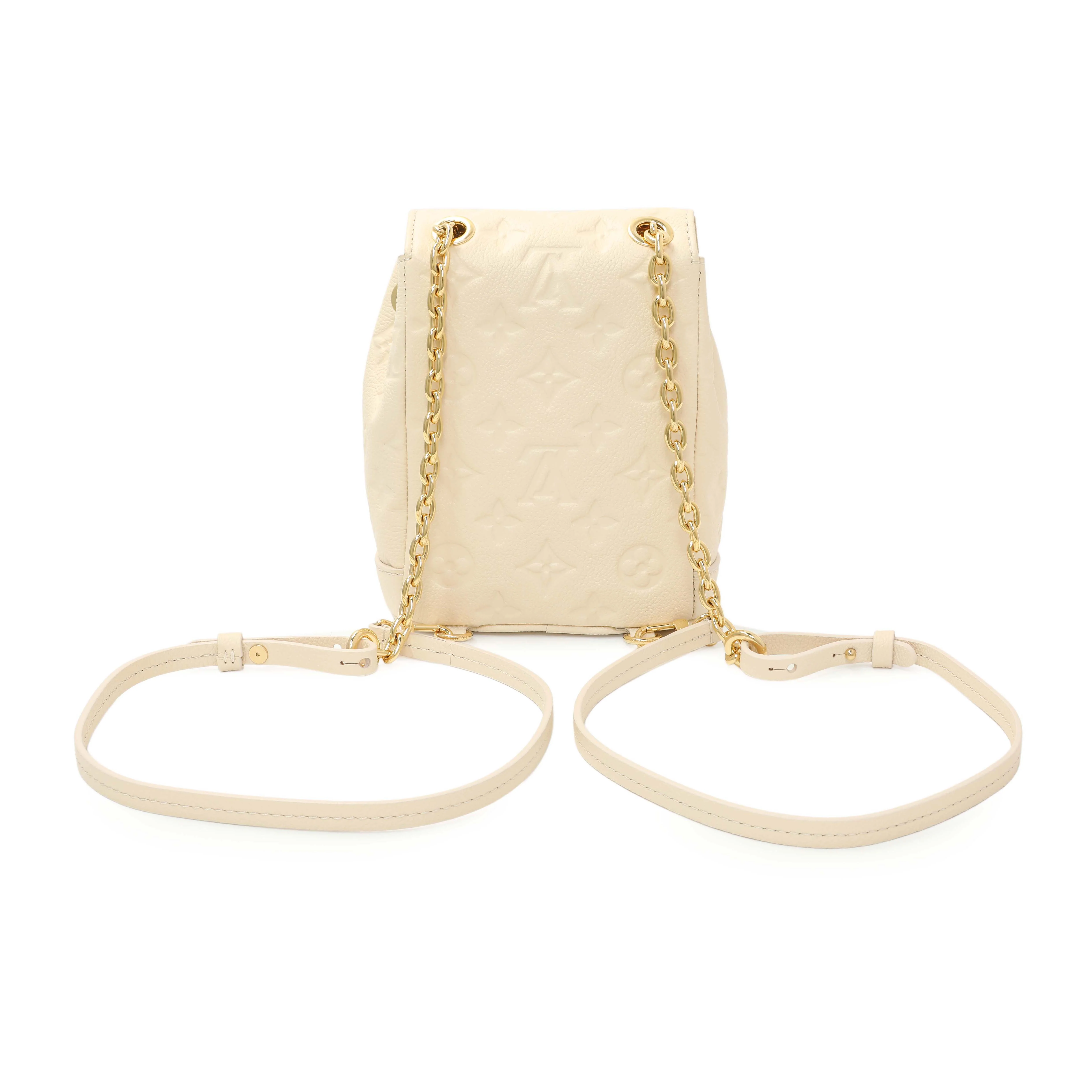 Louis Vuitton Cream Empreinte Nano Noe Backpack - Image 3