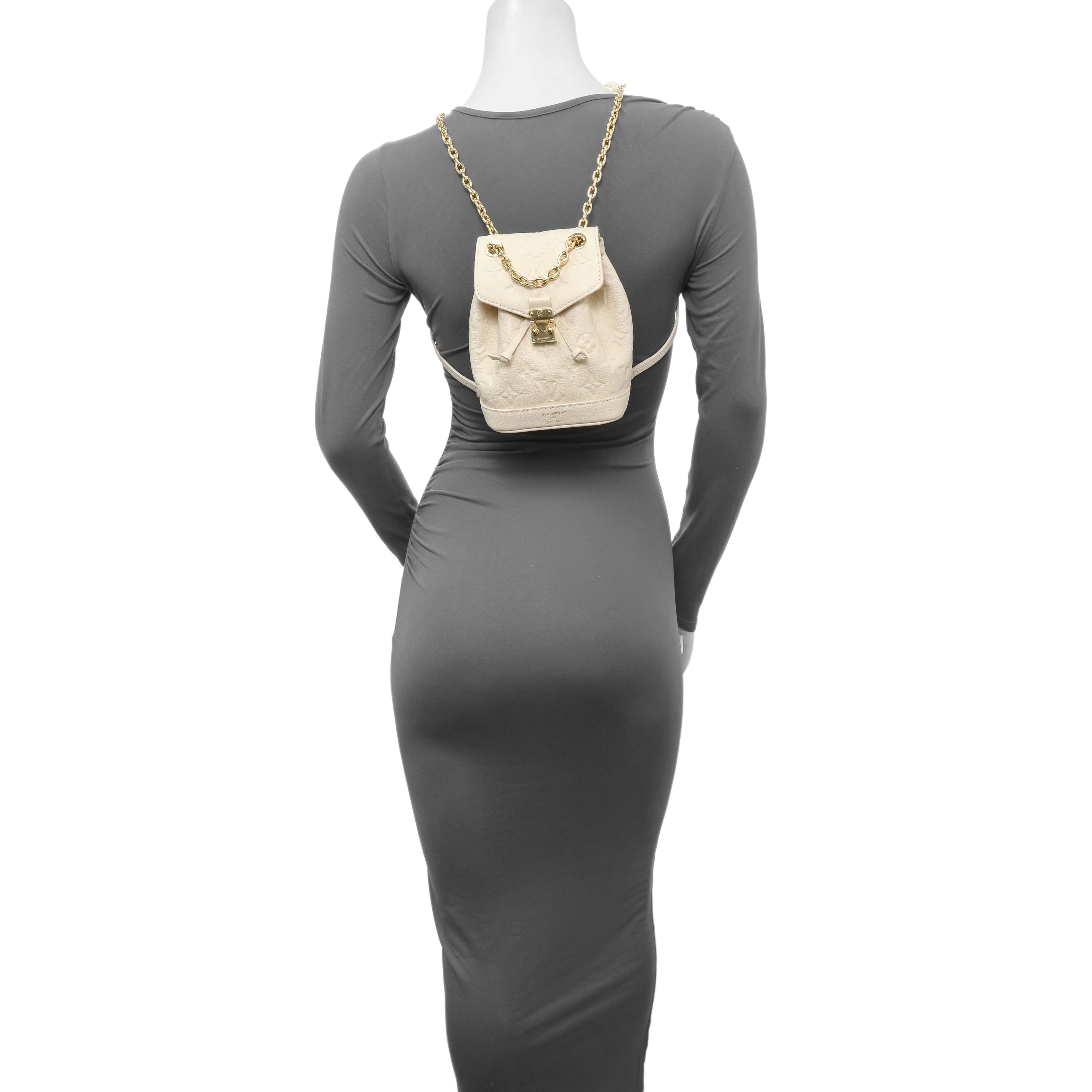 Louis Vuitton Cream Empreinte Nano Noe Backpack - Image 6