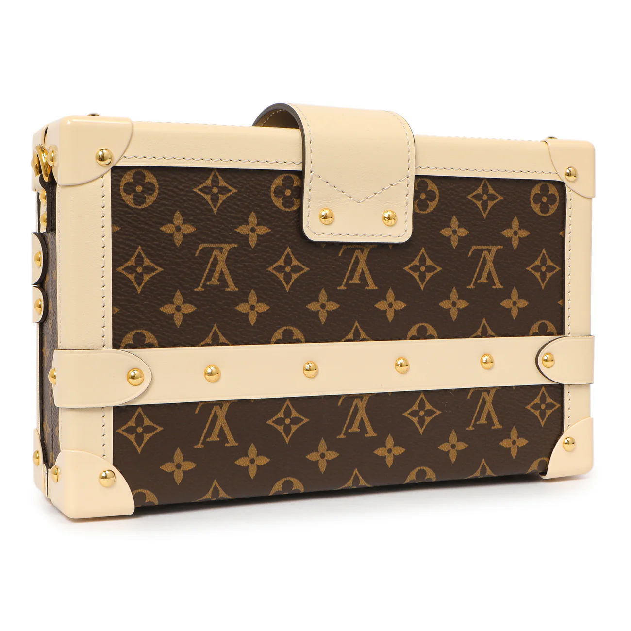 Louis Vuitton Creme Monogram Petite Malle - Image 2