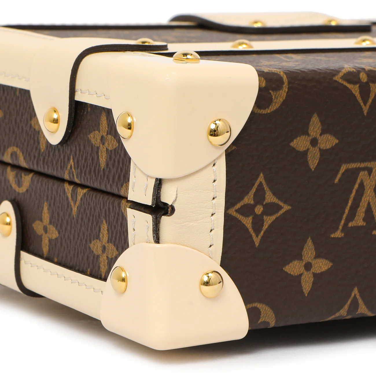 Louis Vuitton Creme Monogram Petite Malle - Image 7