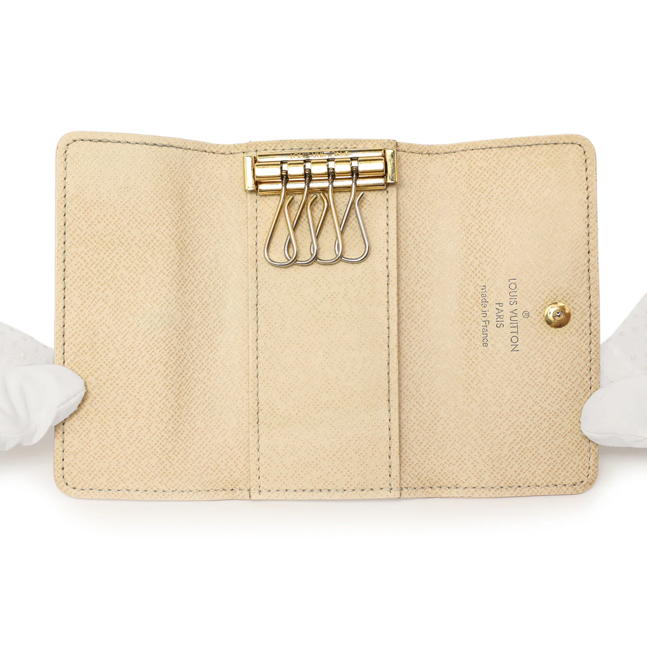 Louis Vuitton Damier Azur 4 Key Holder - Image 8