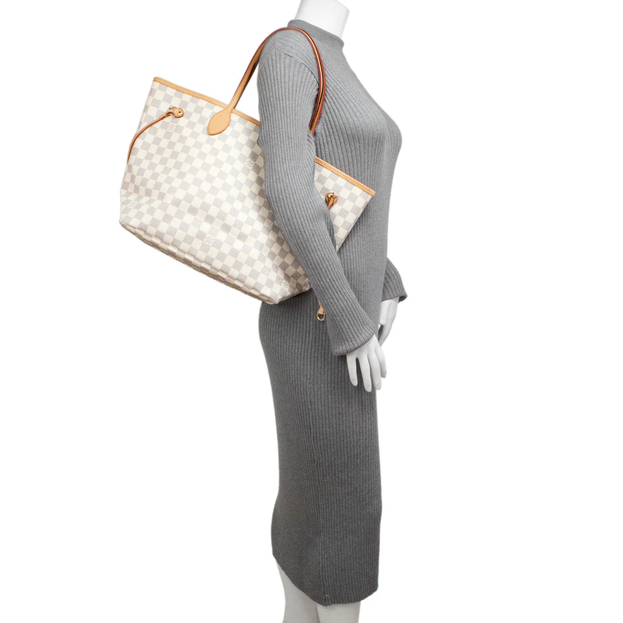 Louis Vuitton Damier Azur Neverfull MM - Image 12