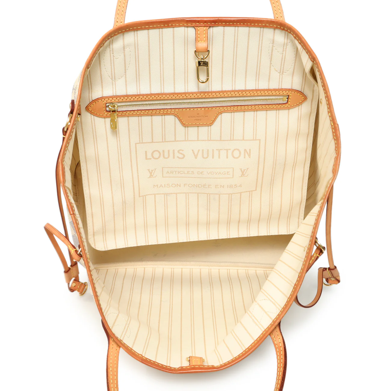 Louis Vuitton Damier Azur Neverfull MM - Image 8