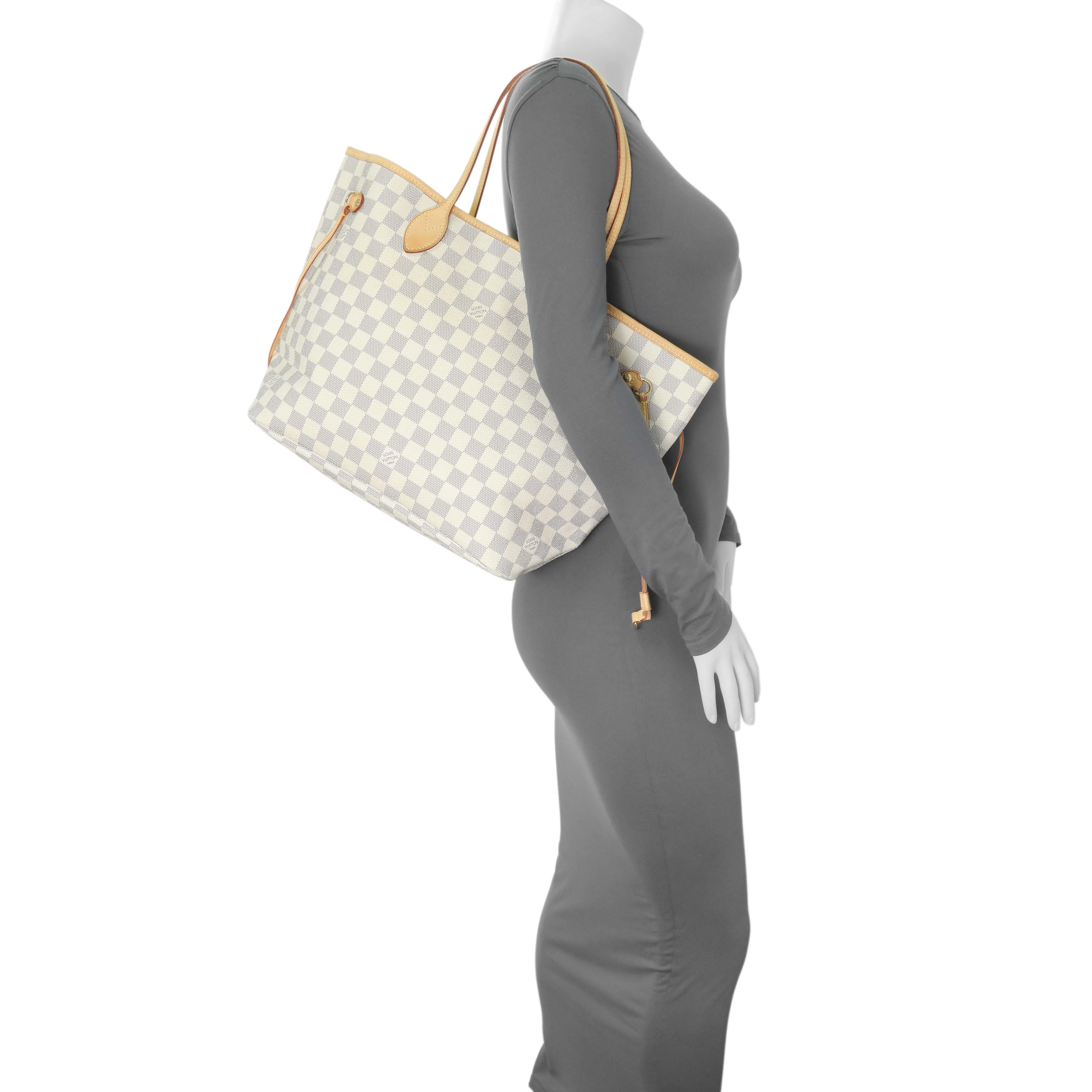 Louis Vuitton Damier Azur Neverfull MM - Image 13