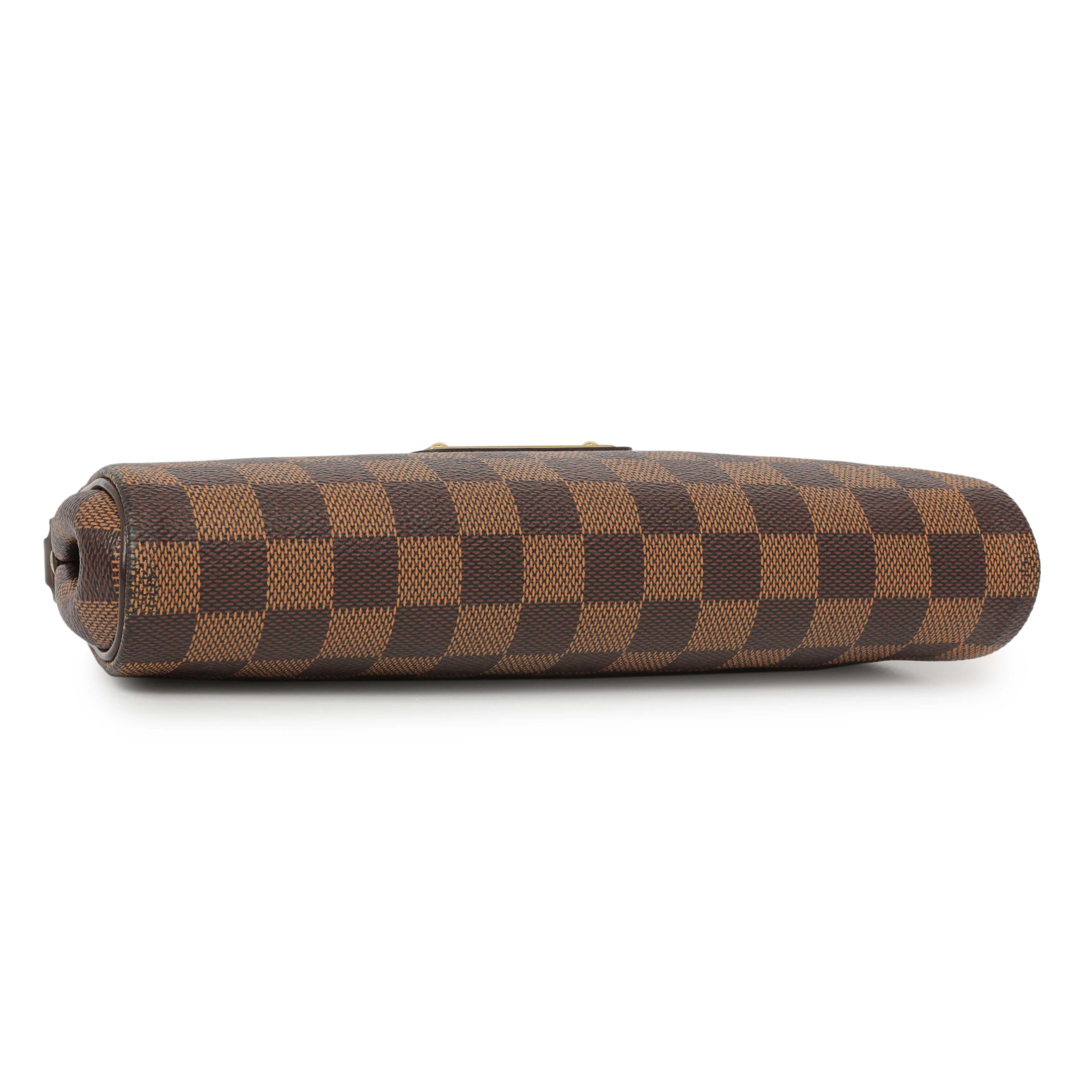 Louis Vuitton Damier Ebene Eva Clutch - Image 3