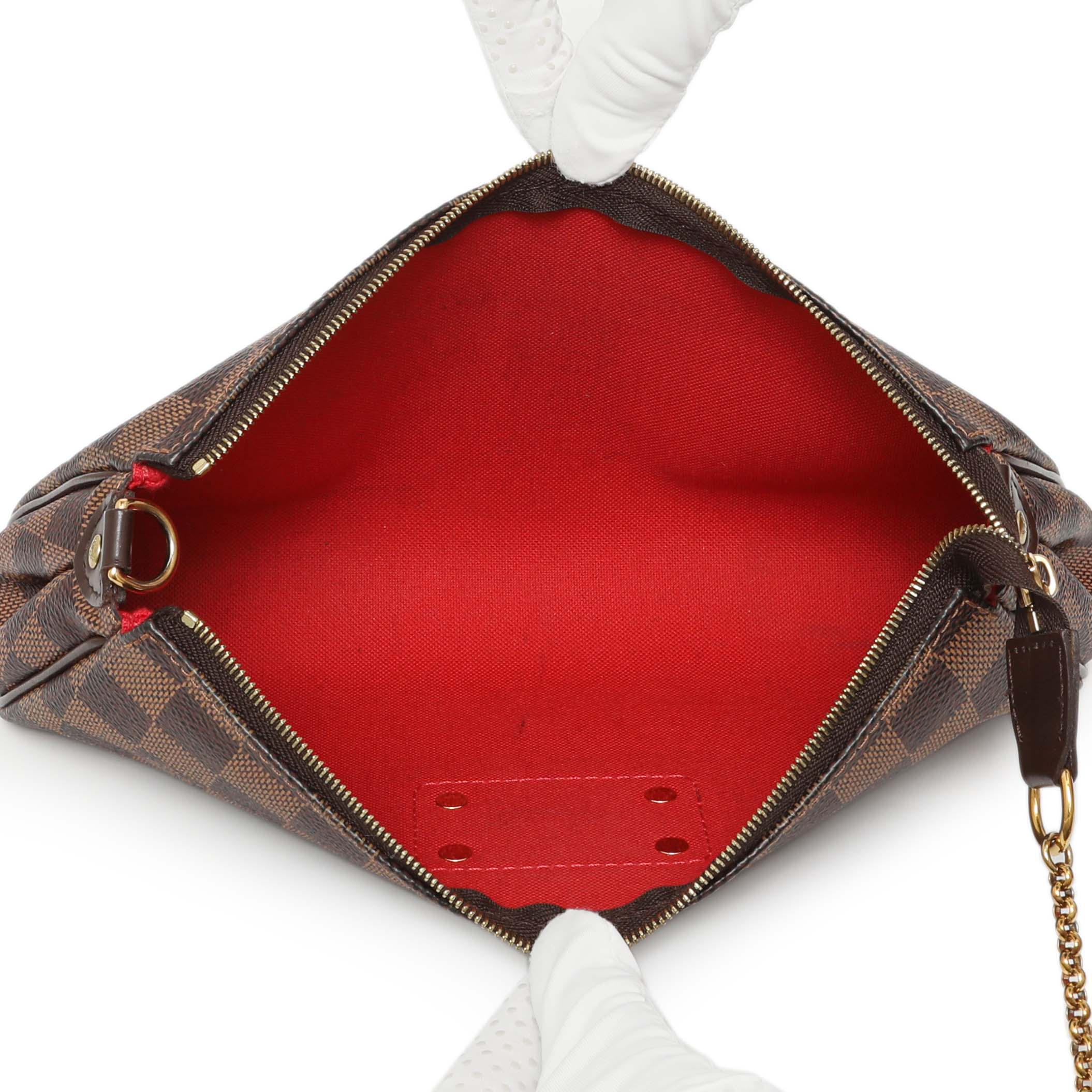 Louis Vuitton Damier Ebene Eva Clutch - Image 8