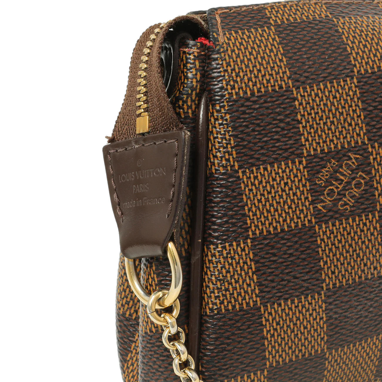 Louis Vuitton Damier Ebene Eva Clutch - Image 11