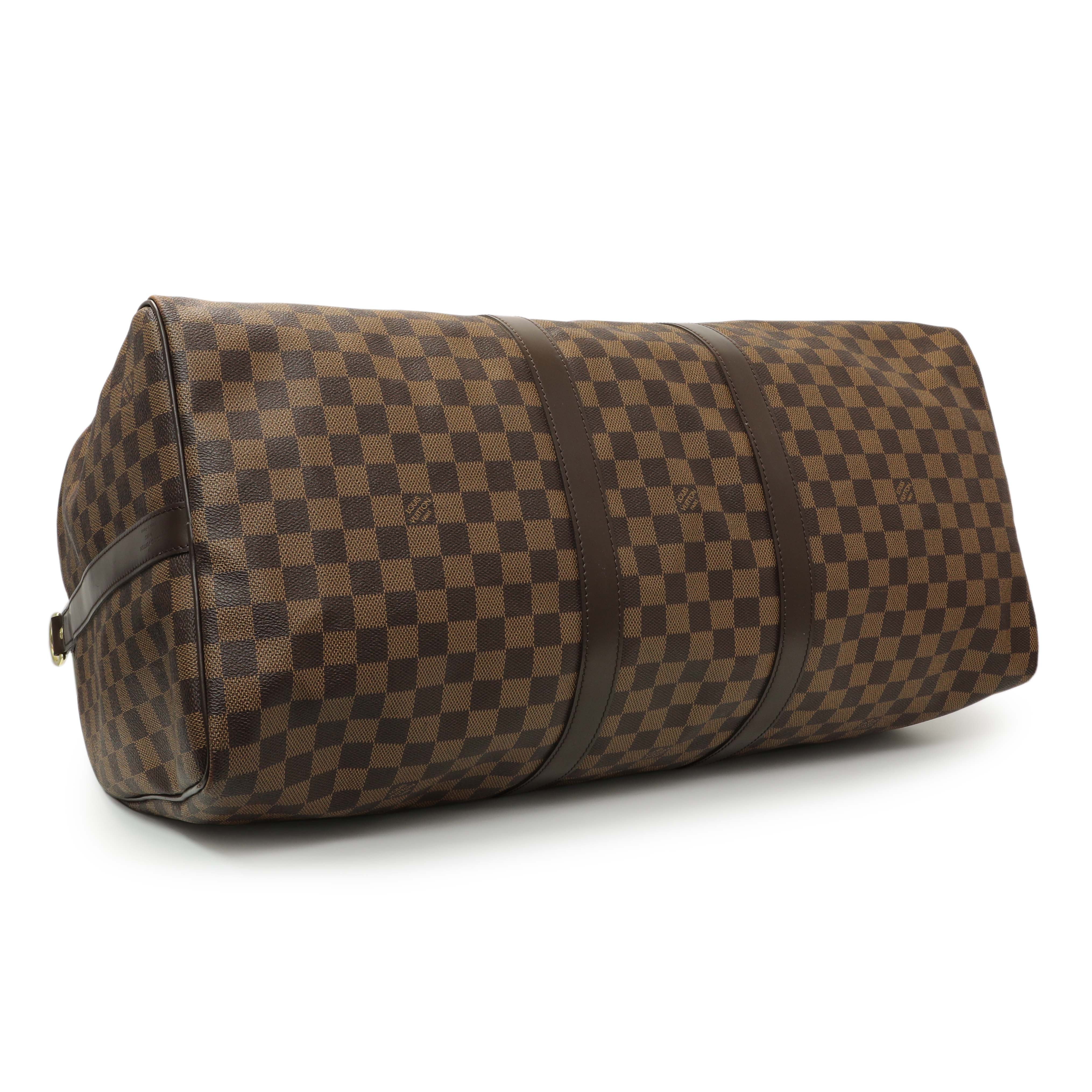 Louis Vuitton Damier Ebene Keepall Bandouliere 55 - Image 3
