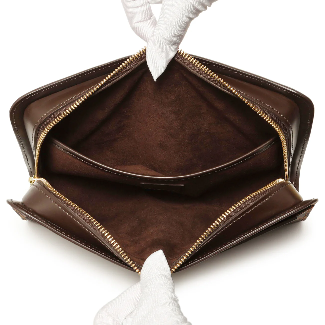 Louis Vuitton Damier Ebene Pochette Saint Louis Clutch - Image 8
