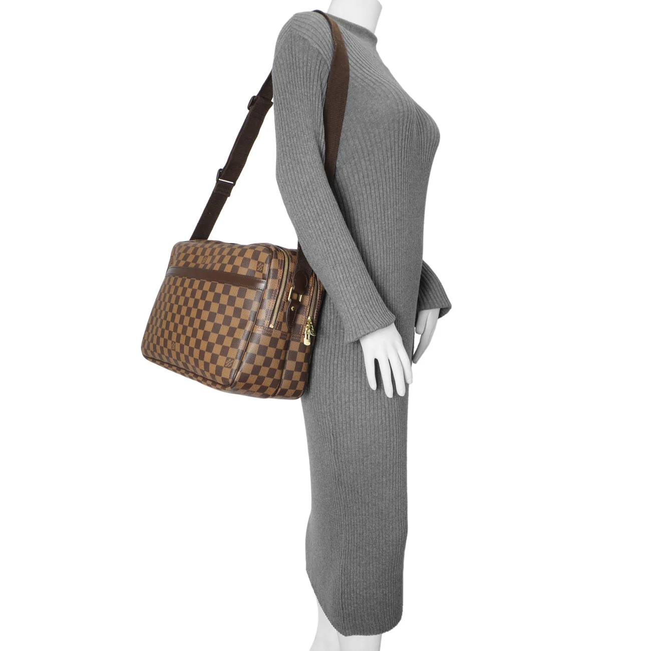 Louis Vuitton Damier Ebene Reporter GM - Image 8