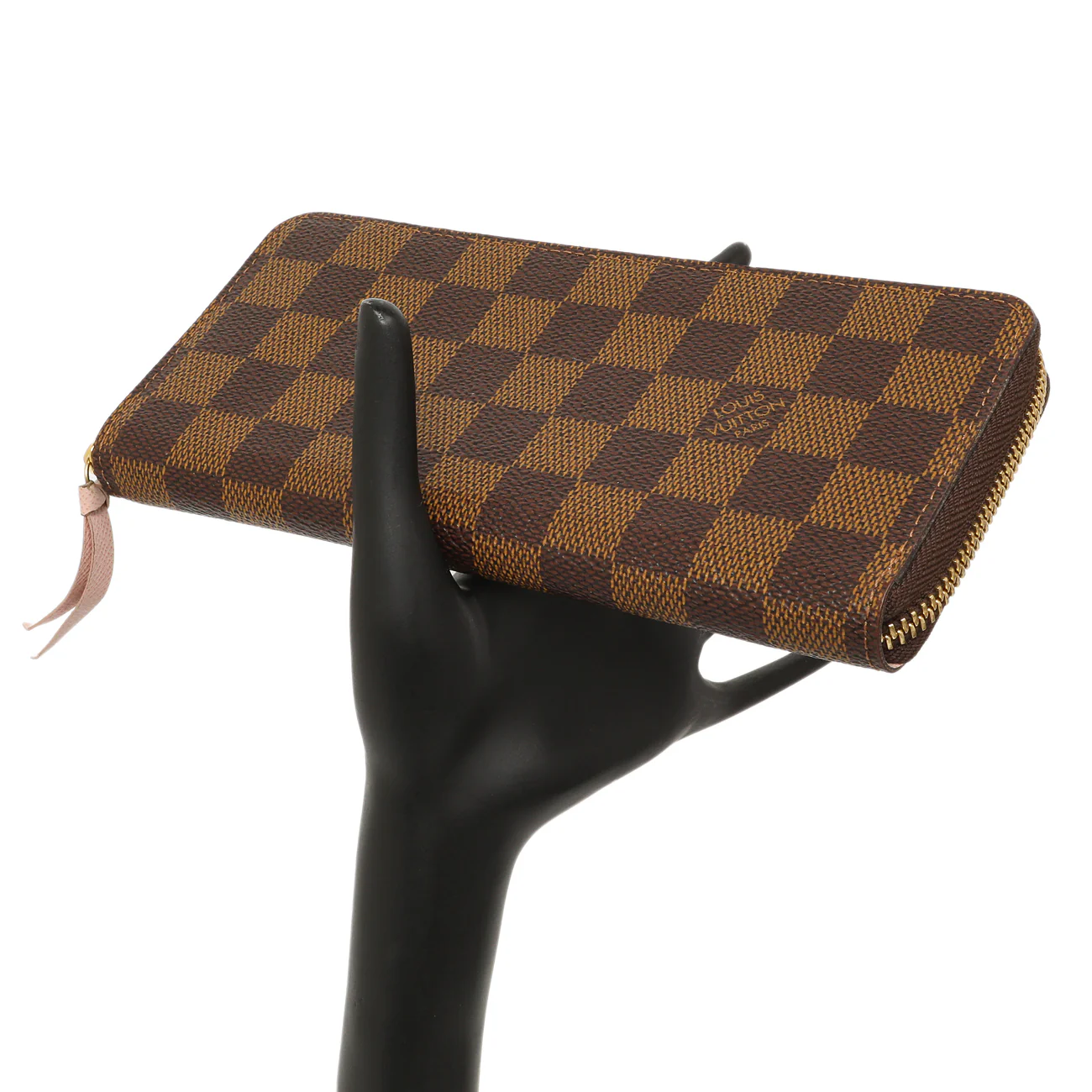 Louis Vuitton Damier Ebene Rose Ballerine Clemence Wallet - Image 7
