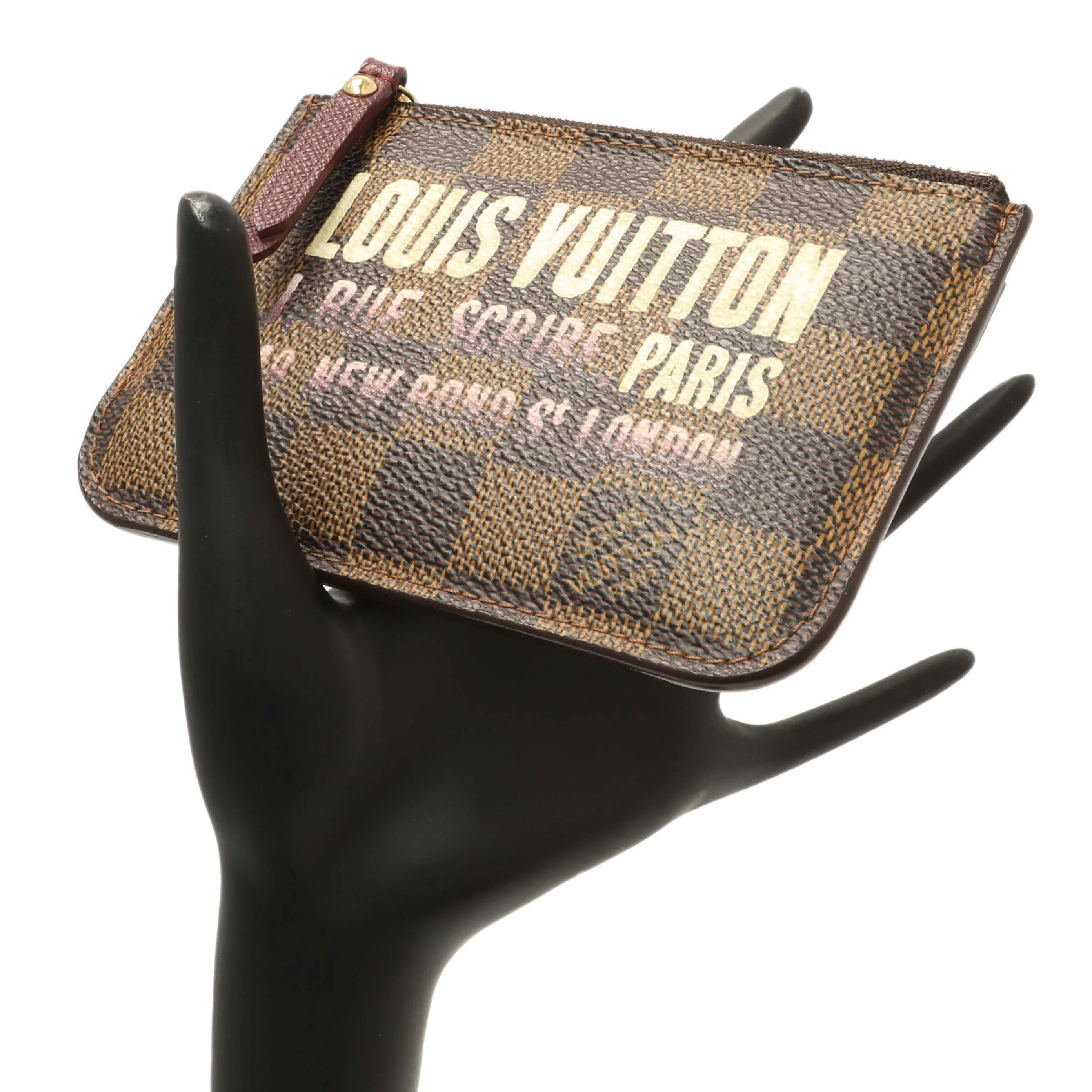 Louis Vuitton Damier Ebene Scribe Affiche Key Pouch - Image 10