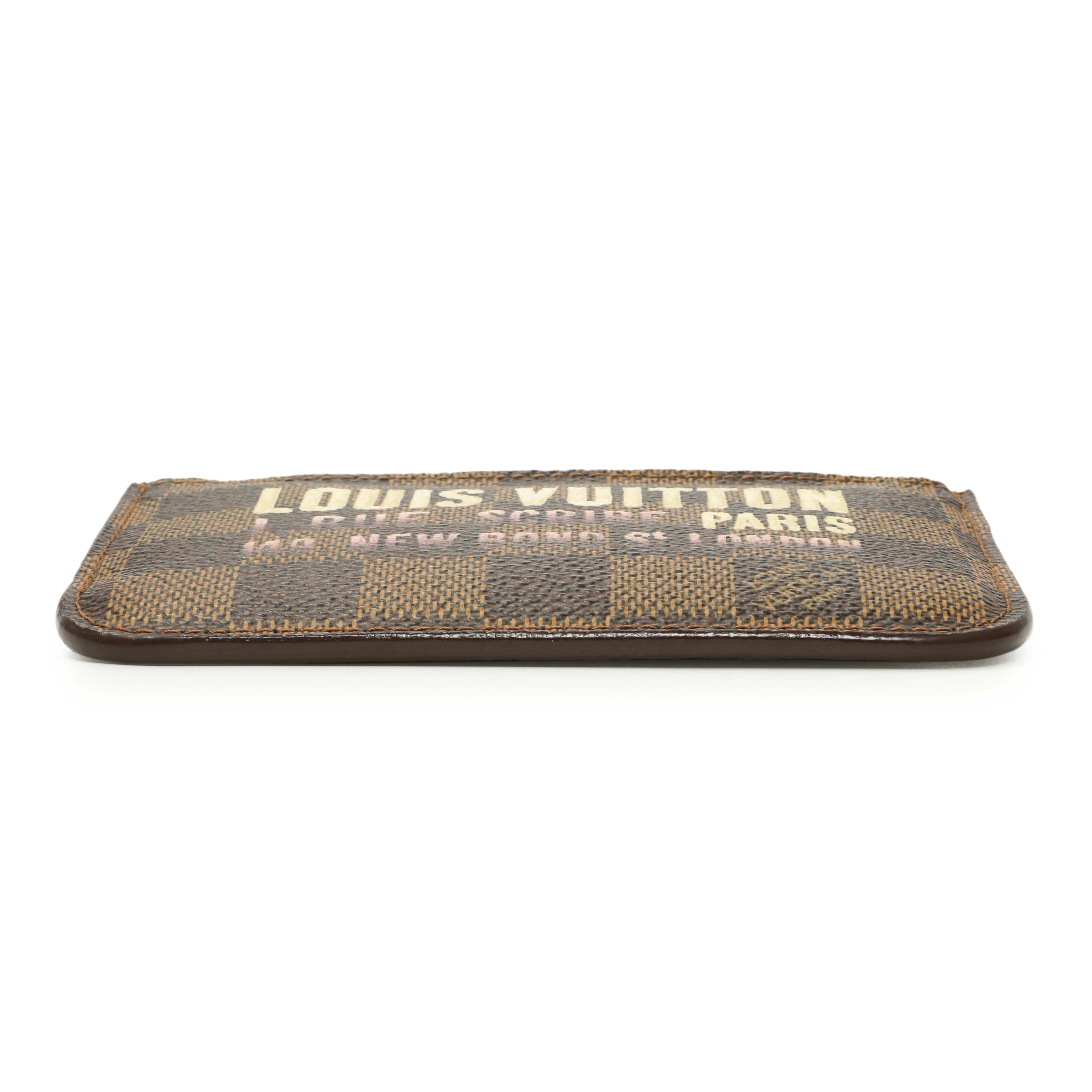 Louis Vuitton Damier Ebene Scribe Affiche Key Pouch - Image 3