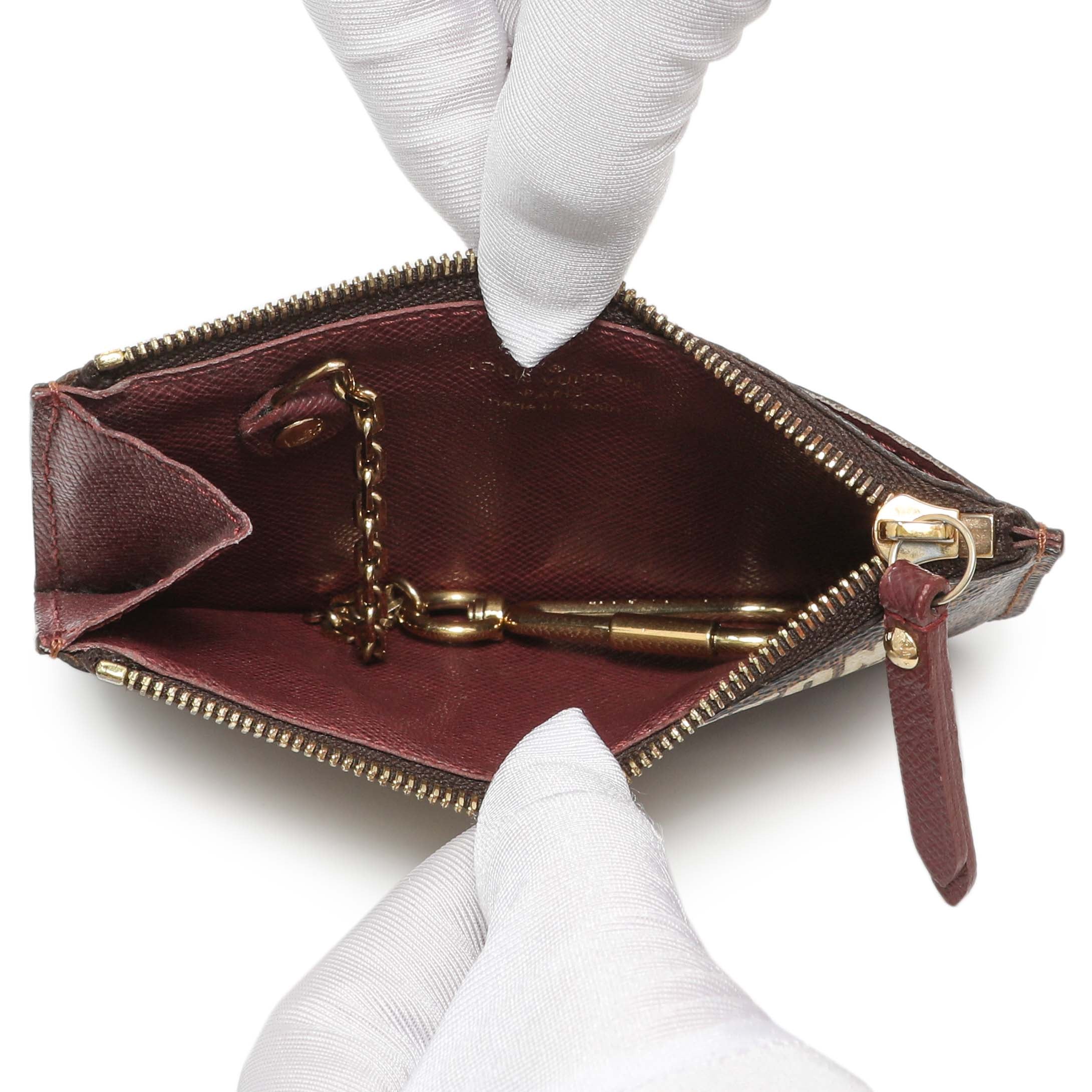 Louis Vuitton Damier Ebene Scribe Affiche Key Pouch - Image 4