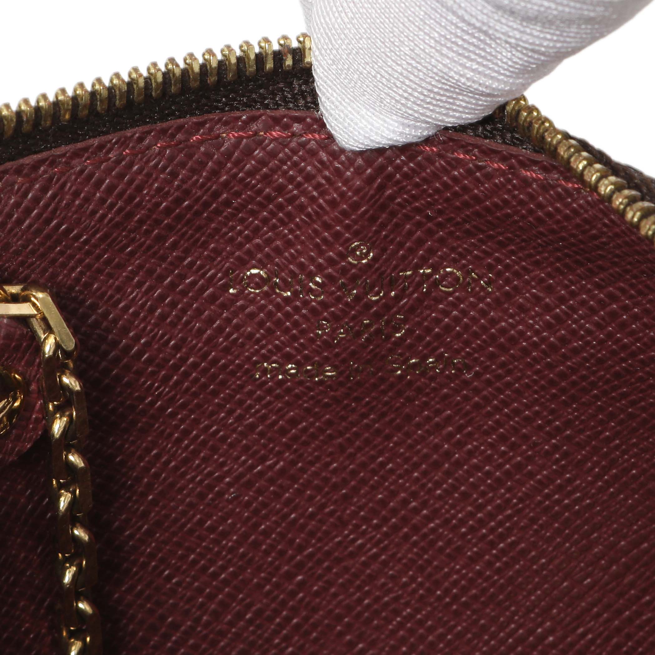 Louis Vuitton Damier Ebene Scribe Affiche Key Pouch - Image 5