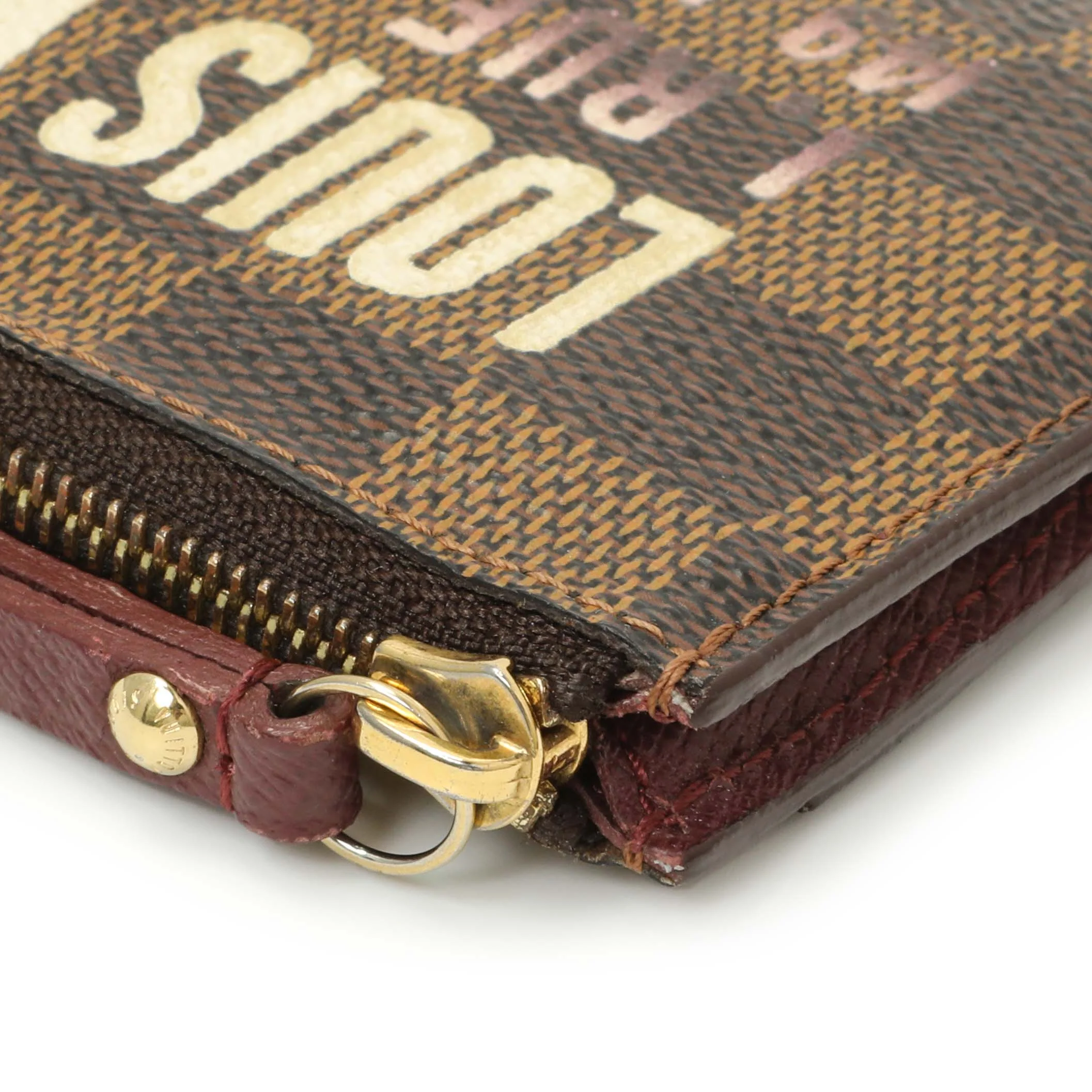 Louis Vuitton Damier Ebene Scribe Affiche Key Pouch - Image 7