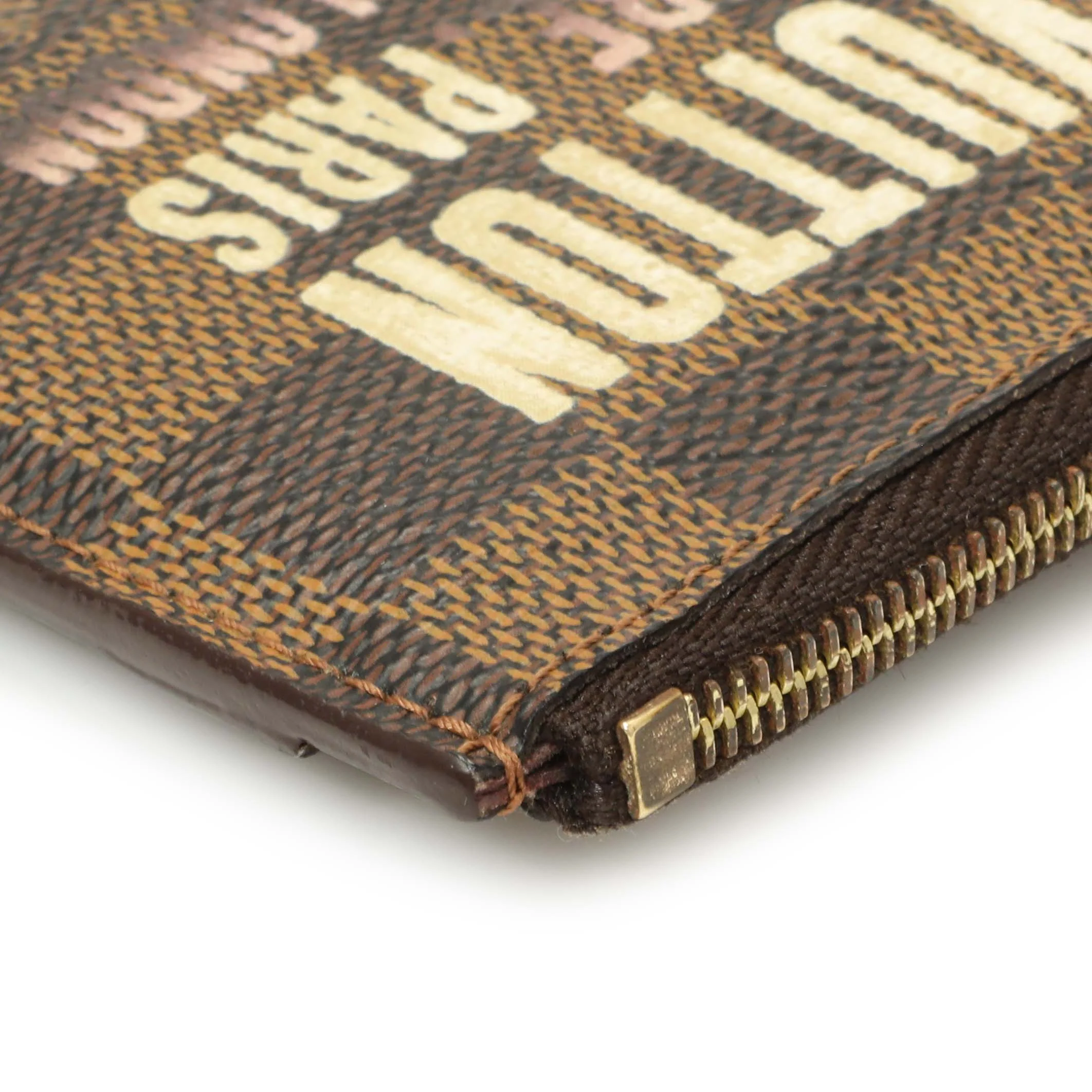 Louis Vuitton Damier Ebene Scribe Affiche Key Pouch - Image 8