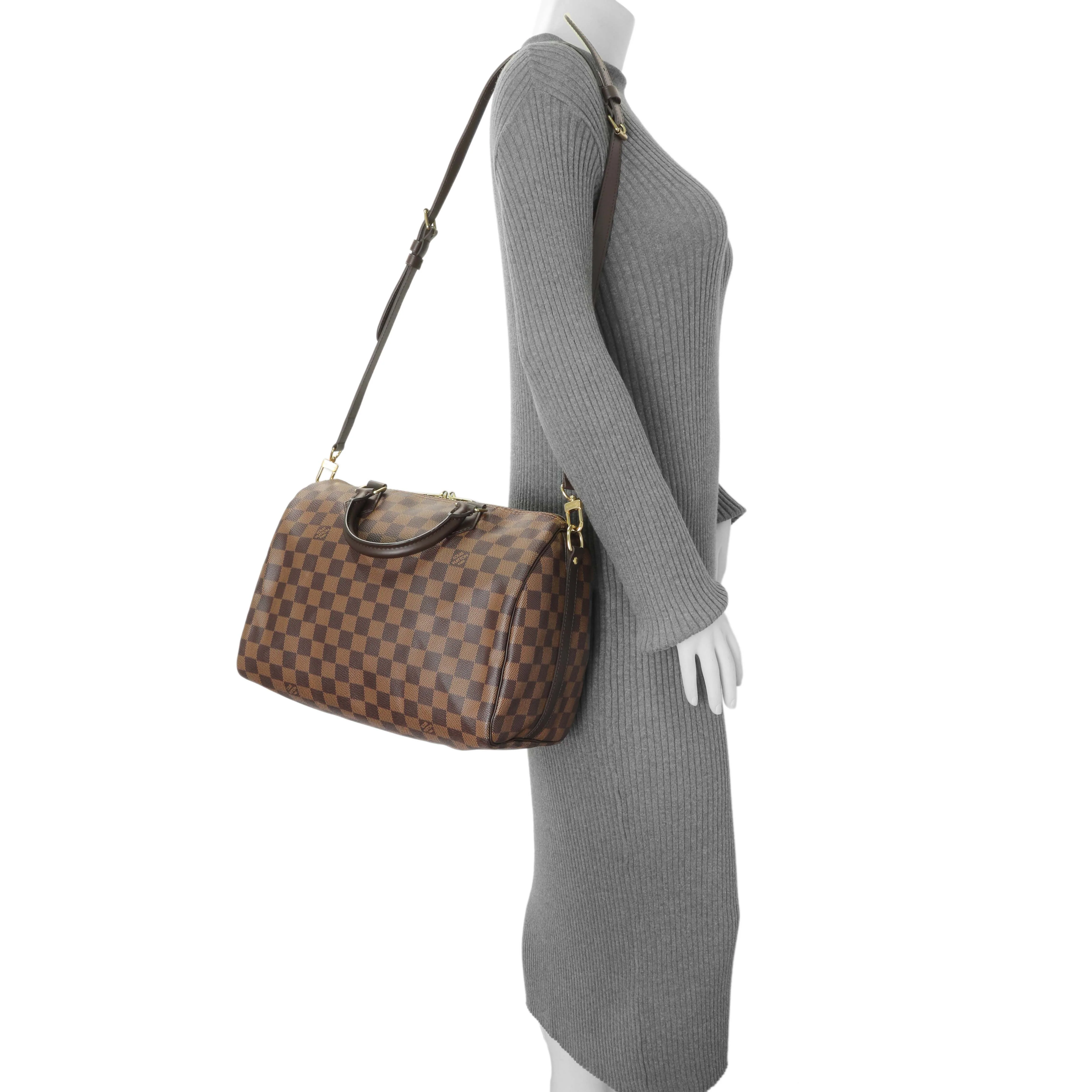 Louis Vuitton Damier Ebene Speedy 30 Bandouliere - Image 10