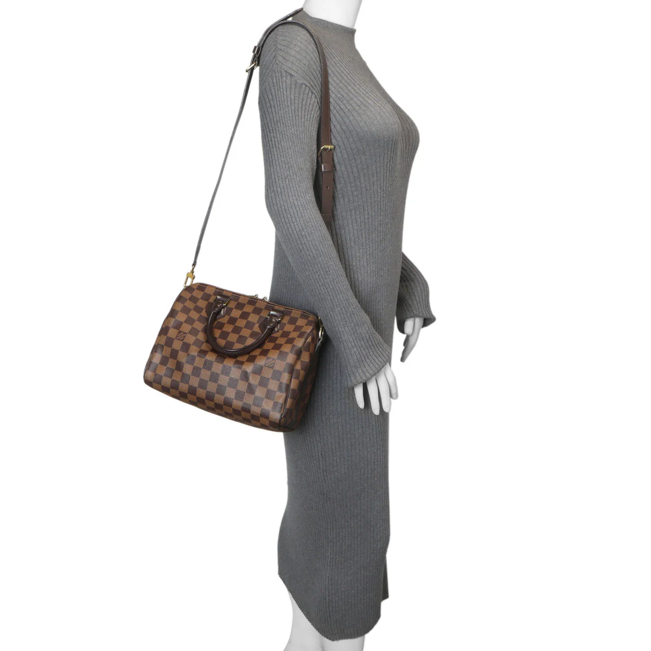 Louis Vuitton Damier Ebene Speedy Bandouliere 25 - Image 11