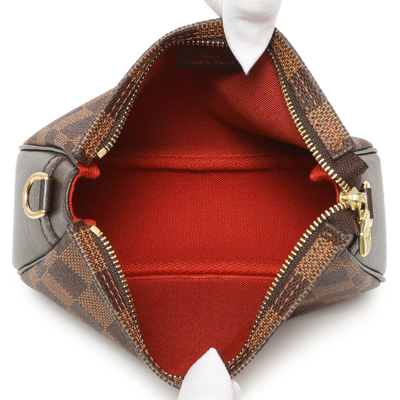 Louis Vuitton Damier Ebene Trousse Make Up Bag Pochette - Image 4