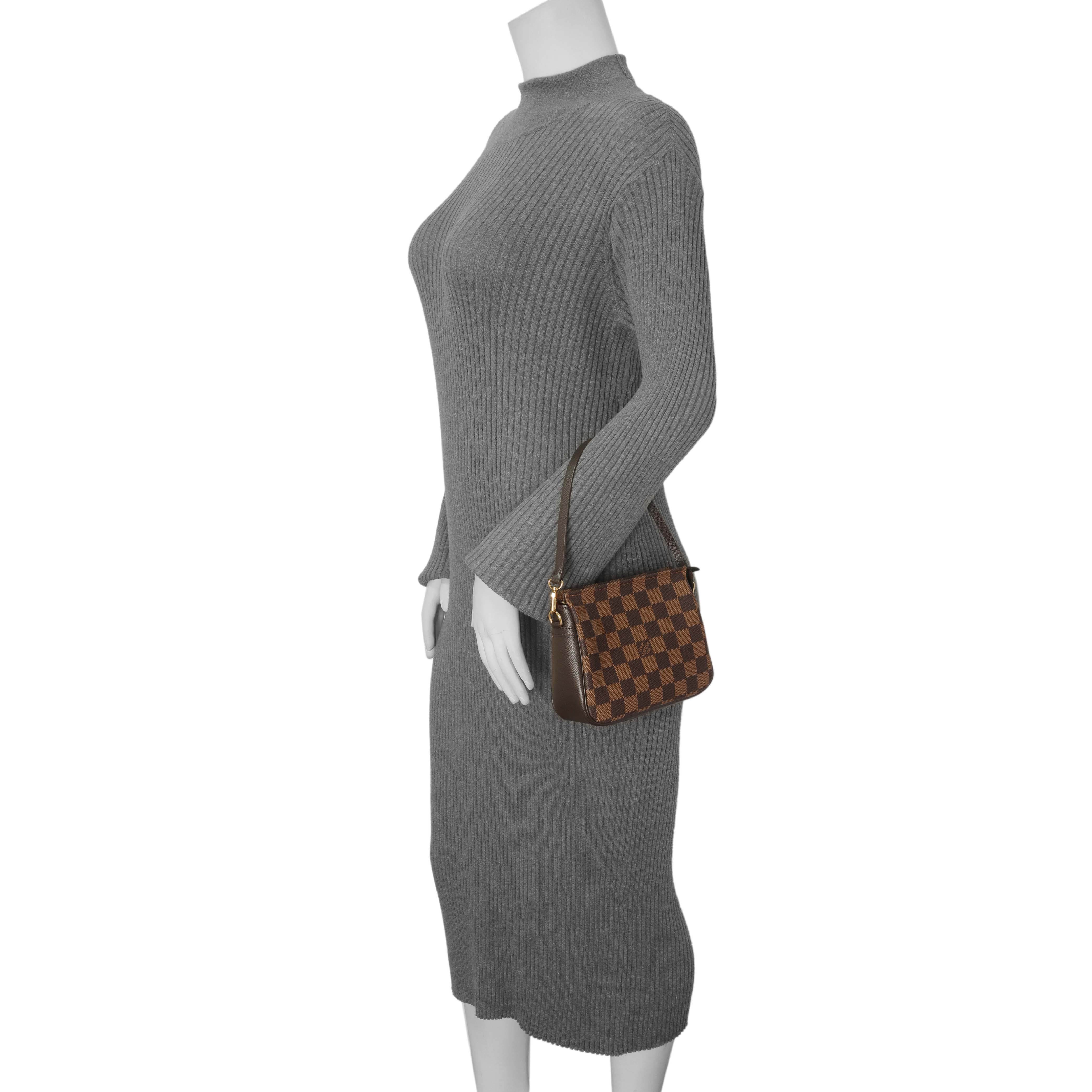 Louis Vuitton Damier Ebene Trousse Make Up Bag Pochette - Image 7