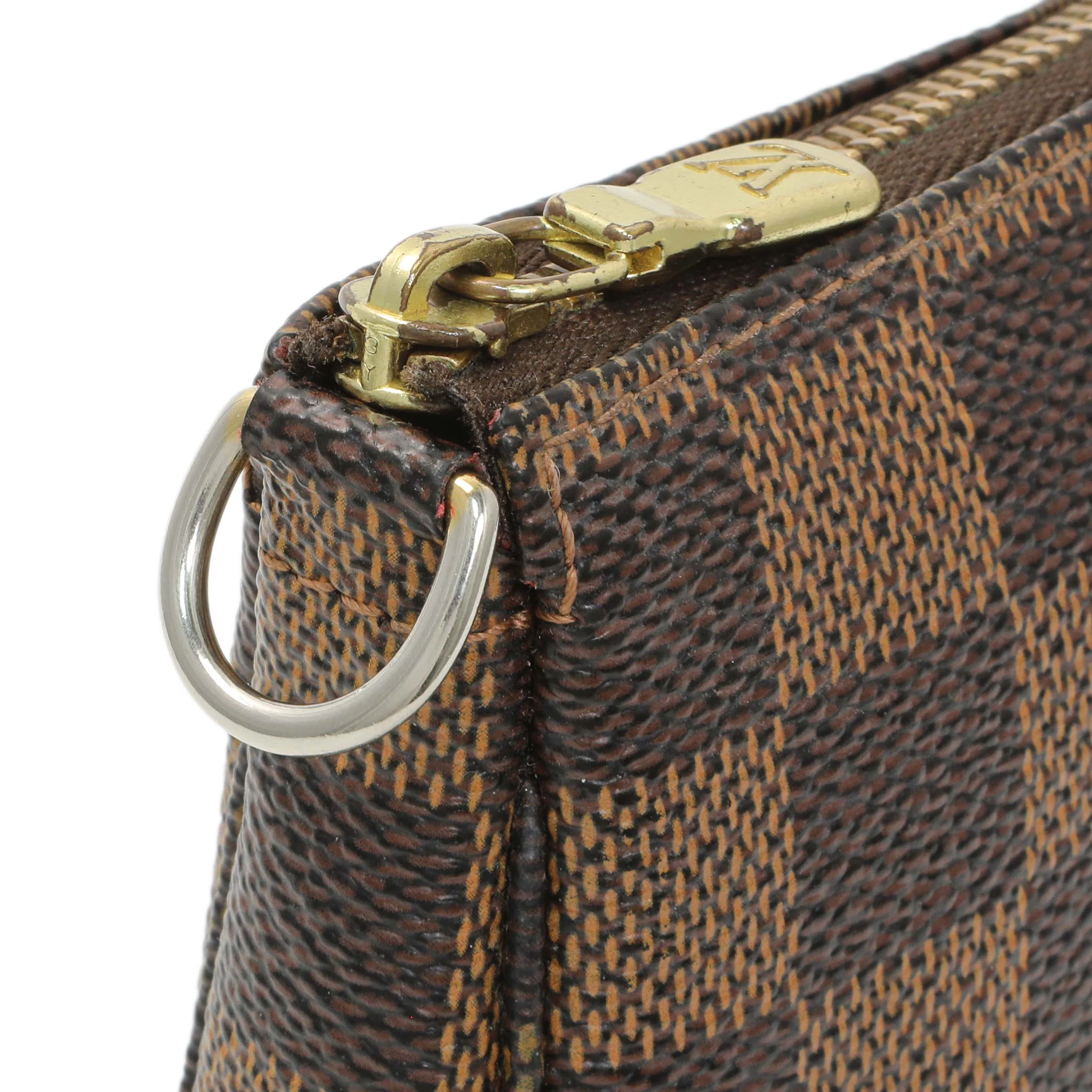 Louis Vuitton Damier Ebene Trunks and Bags Mini Pochette Accessories - Image 11