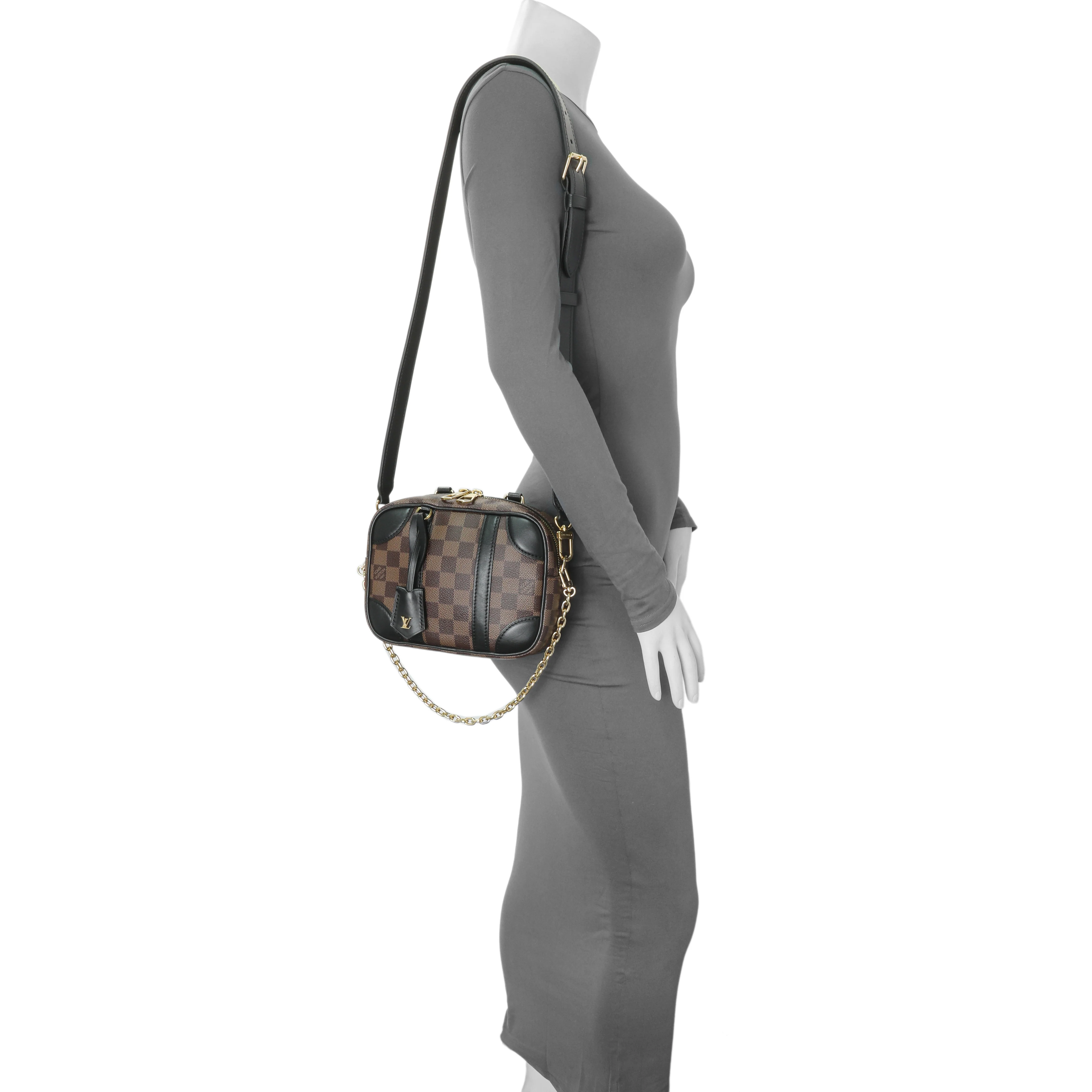 Louis Vuitton Damier Ebene Valisette Souple BB - Image 6