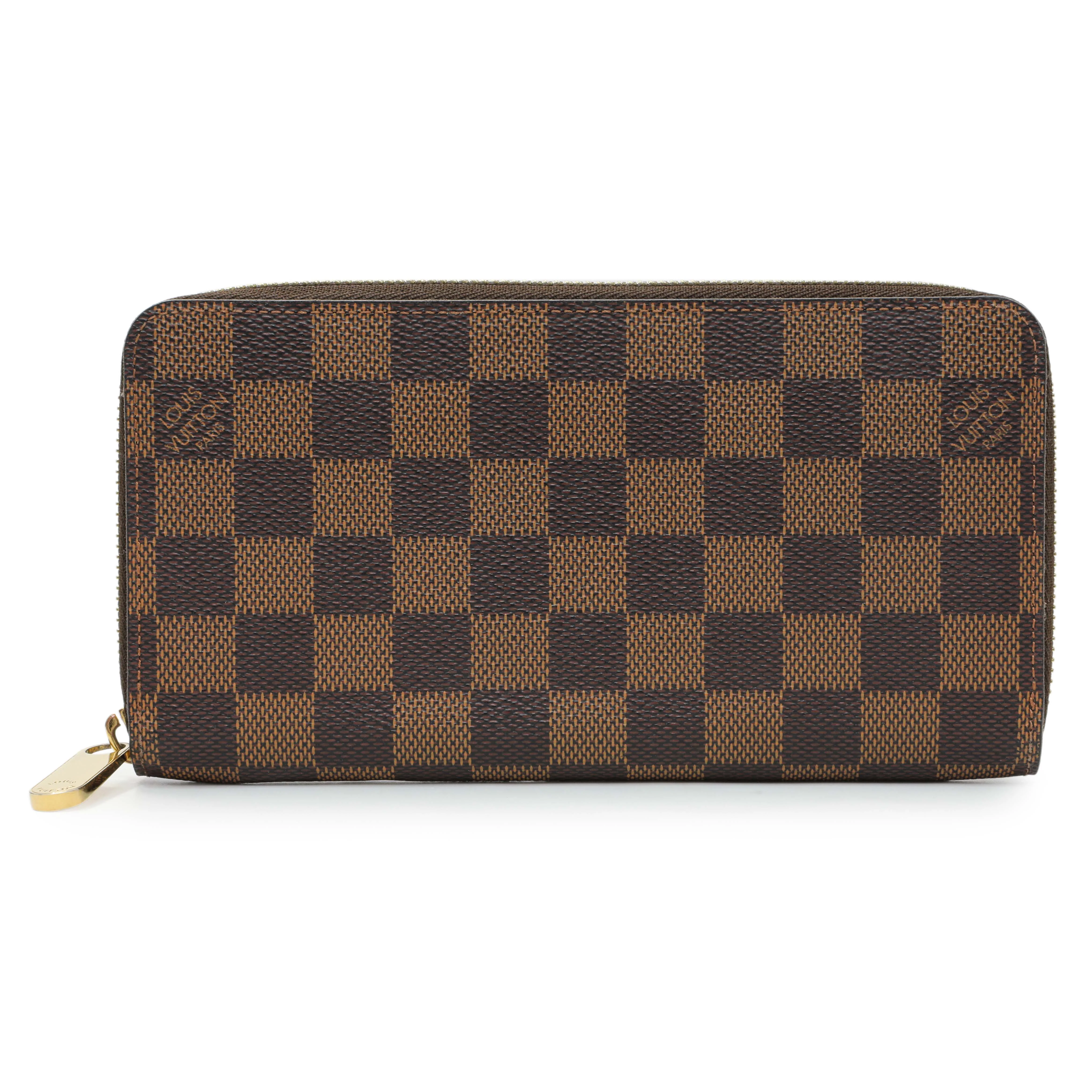 Louis Vuitton Damier Ebene Zippy Long Wallet