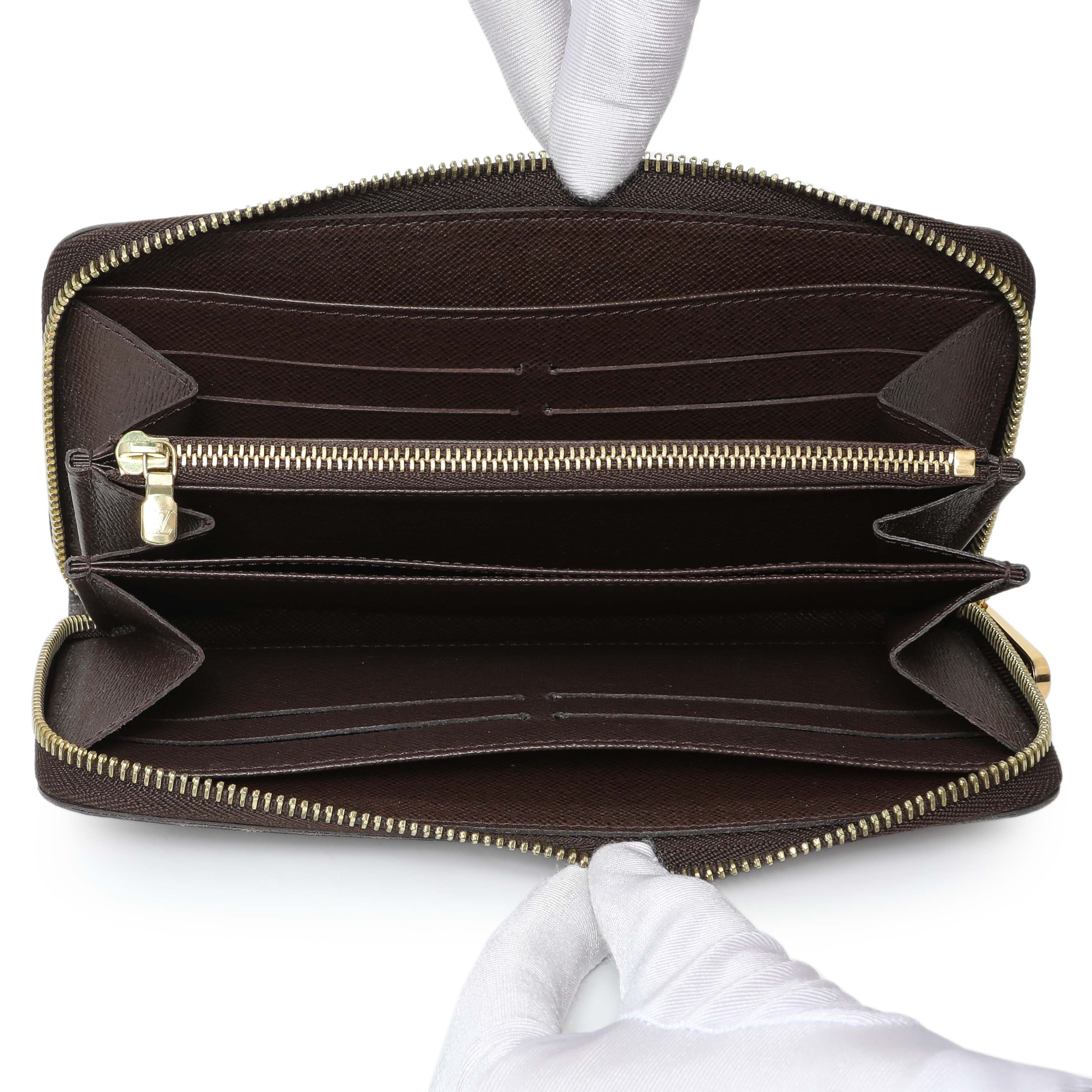 Louis Vuitton Damier Ebene Zippy Long Wallet - Image 8