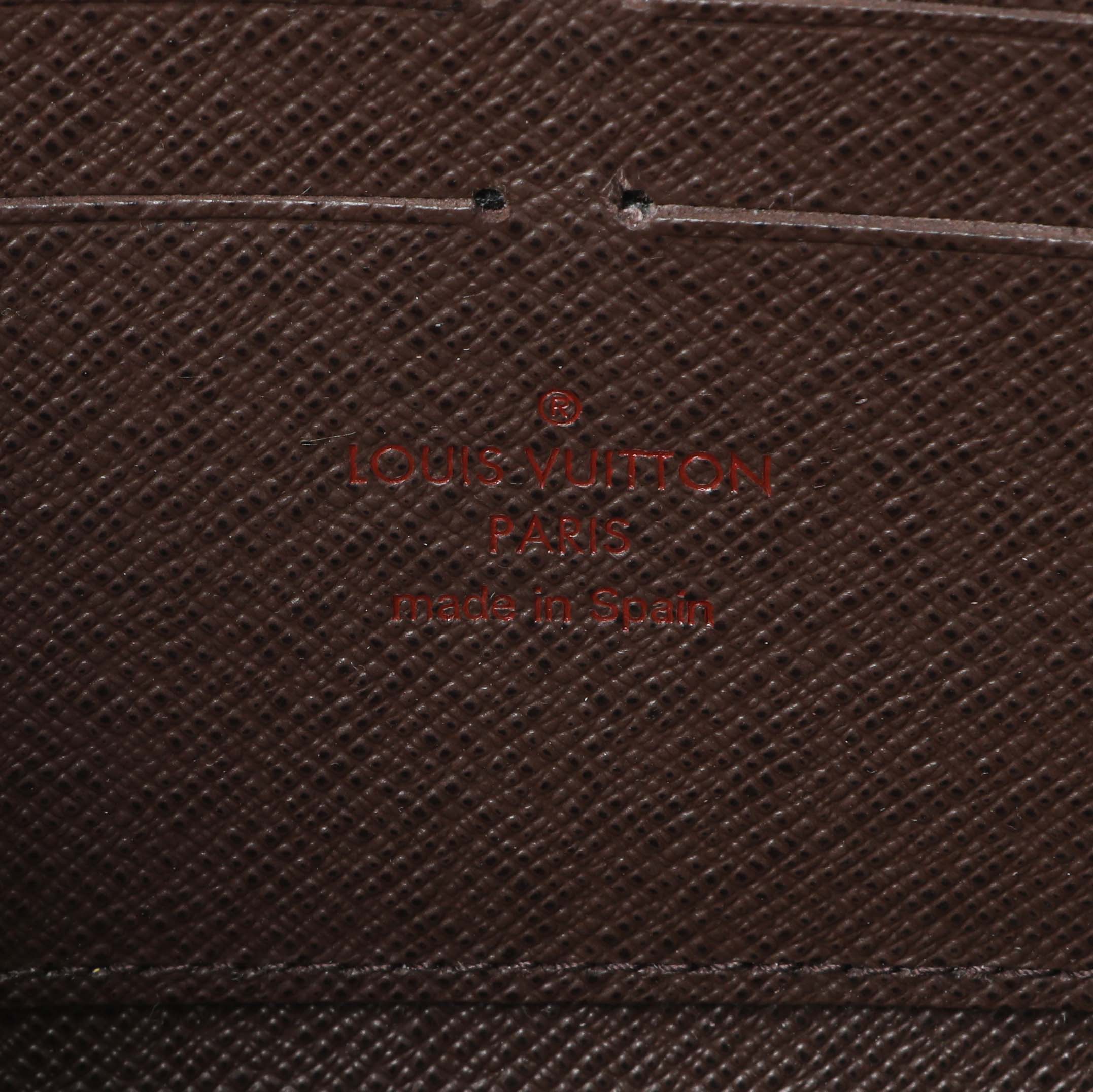 Louis Vuitton Damier Ebene Zippy Long Wallet - Image 9