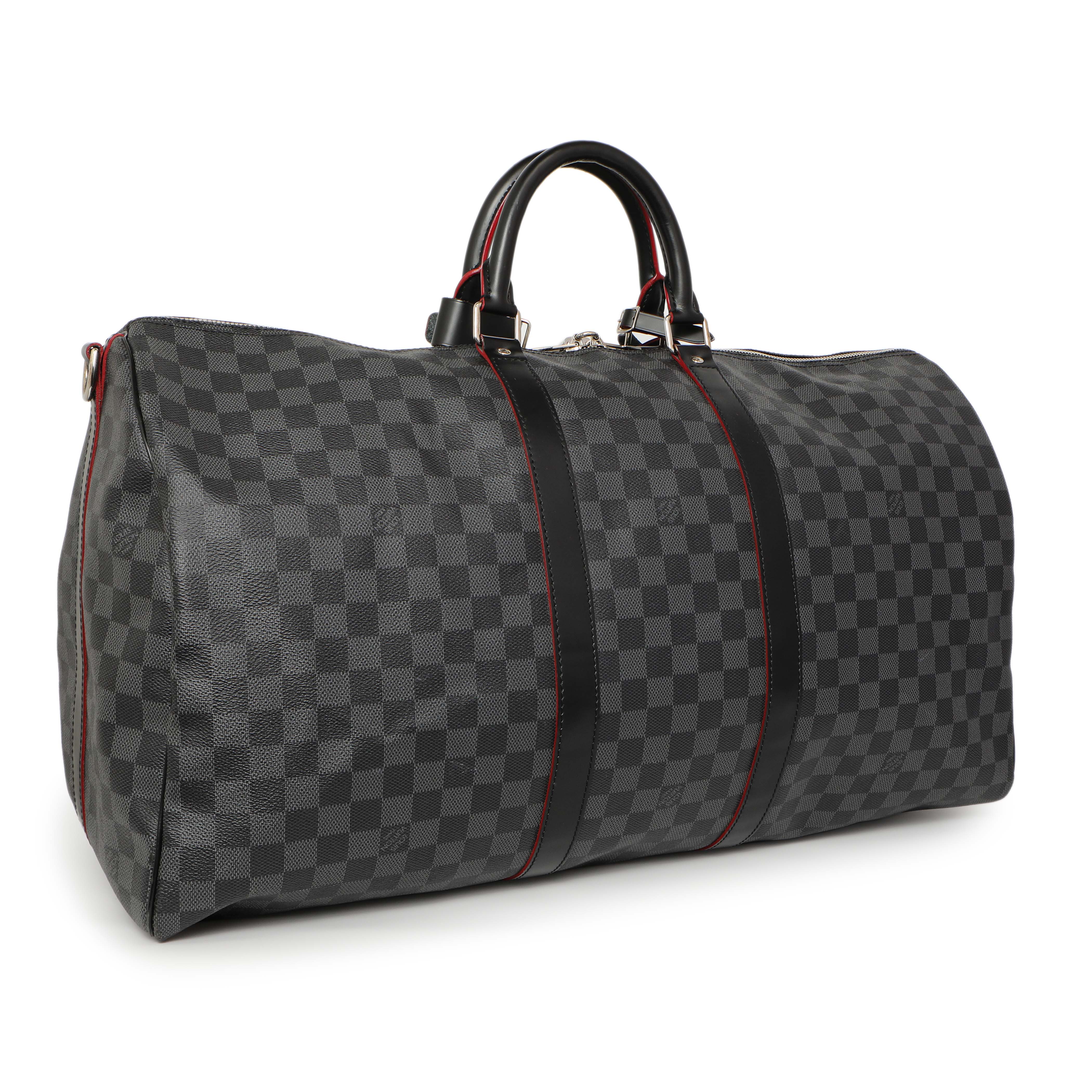 Louis Vuitton Damier Graphite Keepall 55 Bandouliere - Image 2