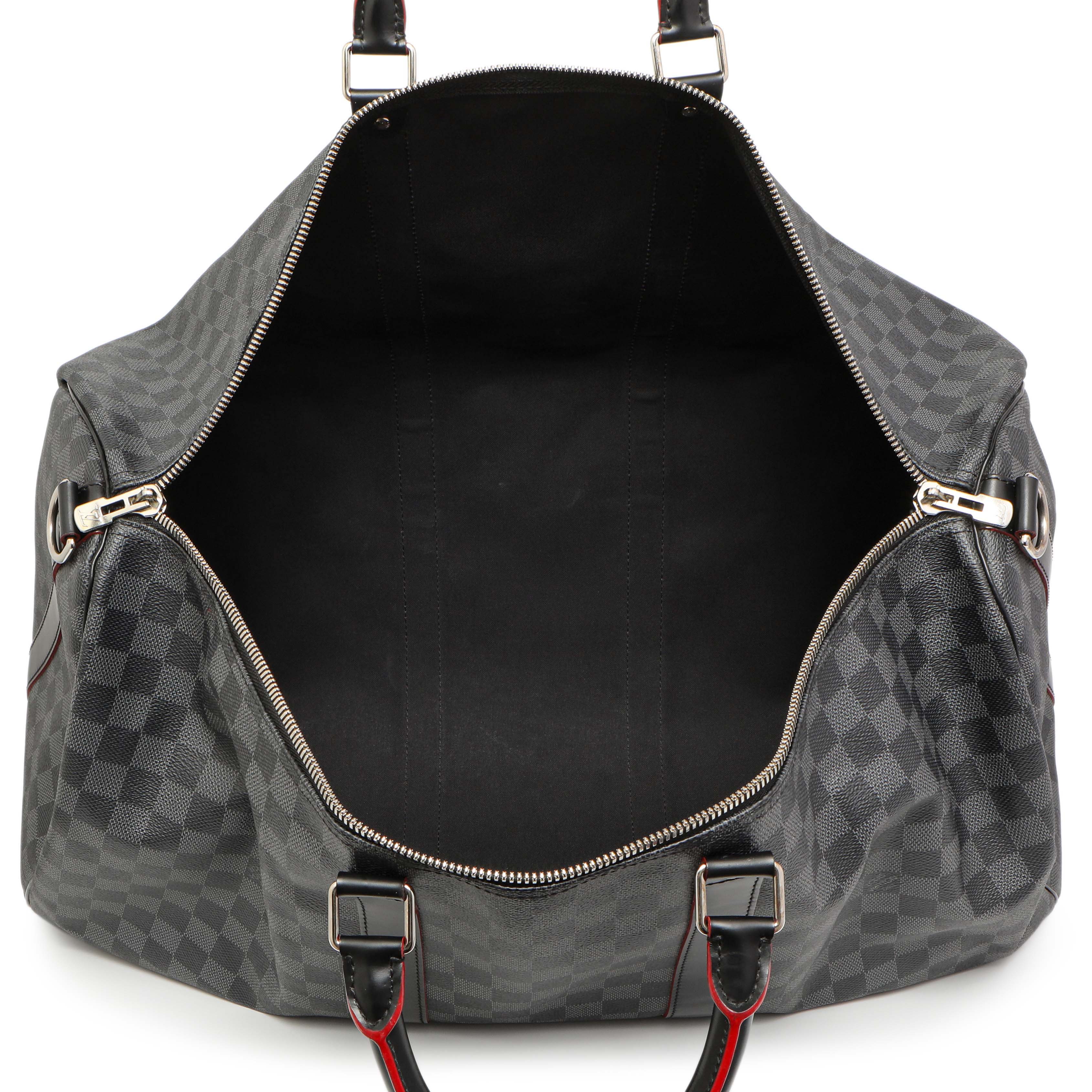 Louis Vuitton Damier Graphite Keepall 55 Bandouliere - Image 8