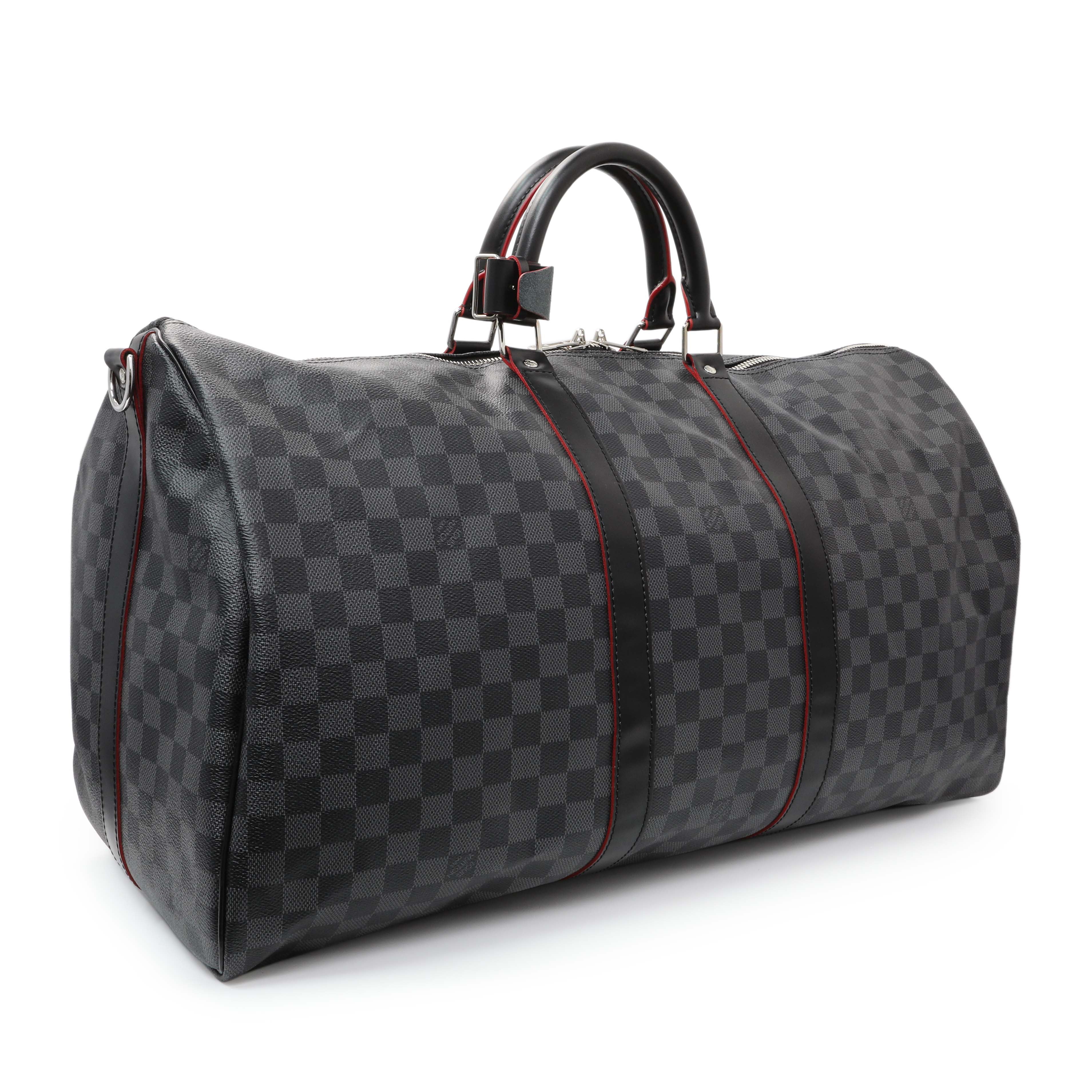 Louis Vuitton Damier Graphite Keepall 55 Bandouliere - Image 2