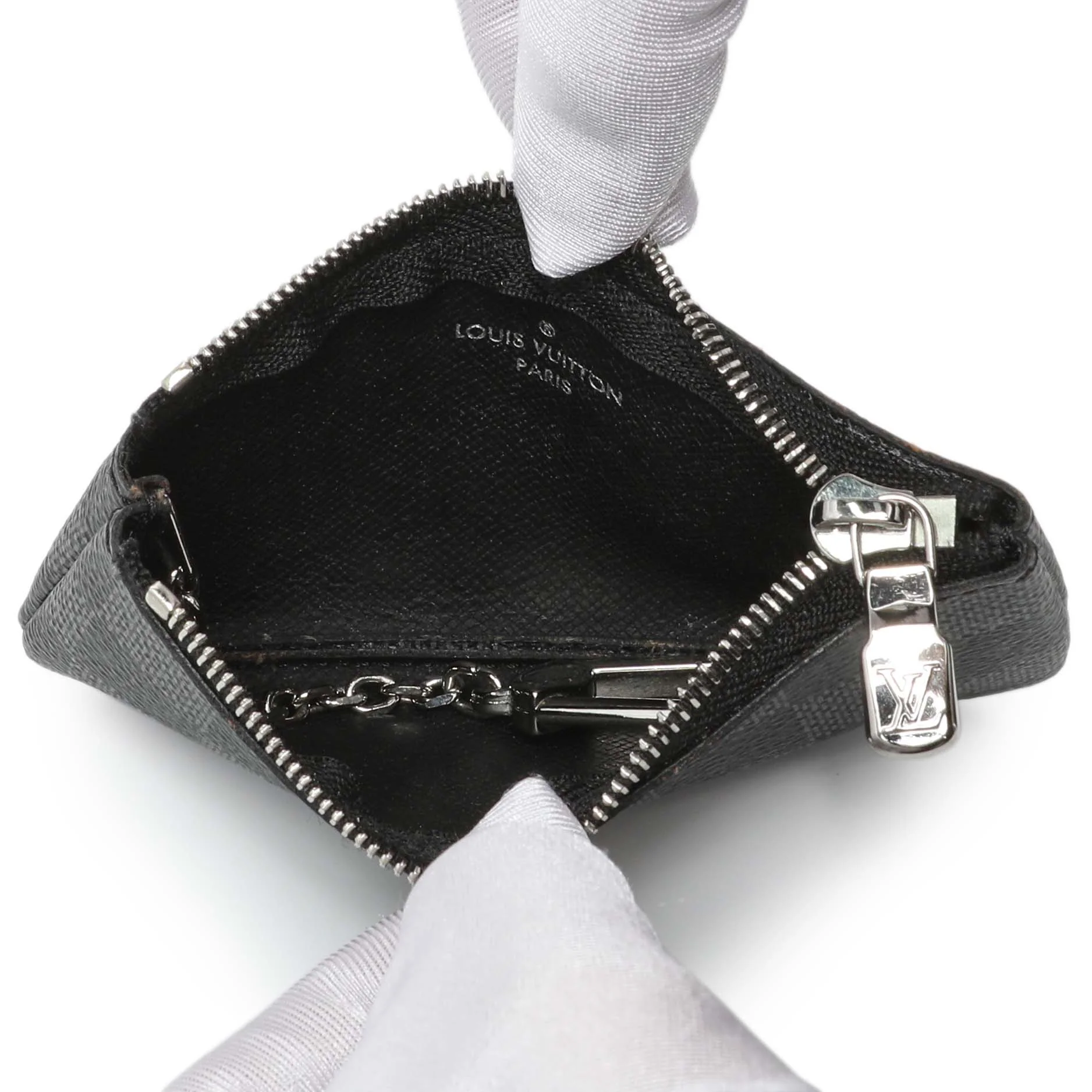 Louis Vuitton Damier Graphite Key Pouch - Image 4