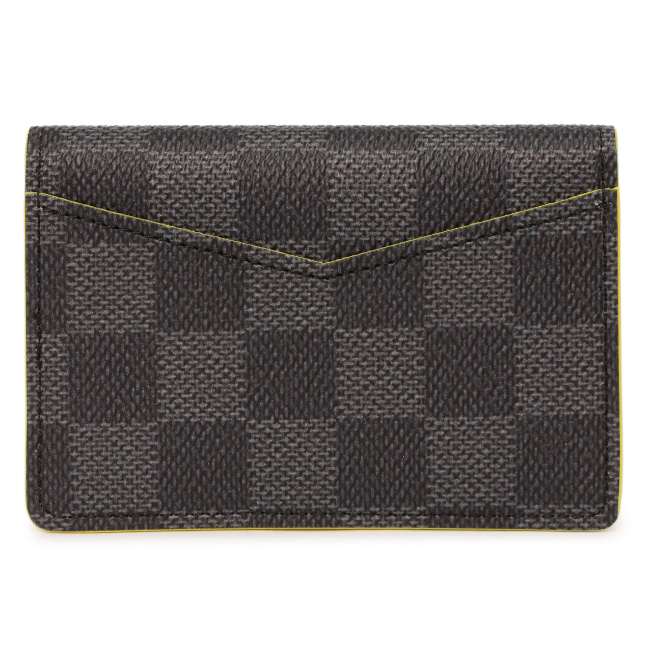 Louis Vuitton Damier Graphite Yellow Logo Pocket Organizer - Image 2