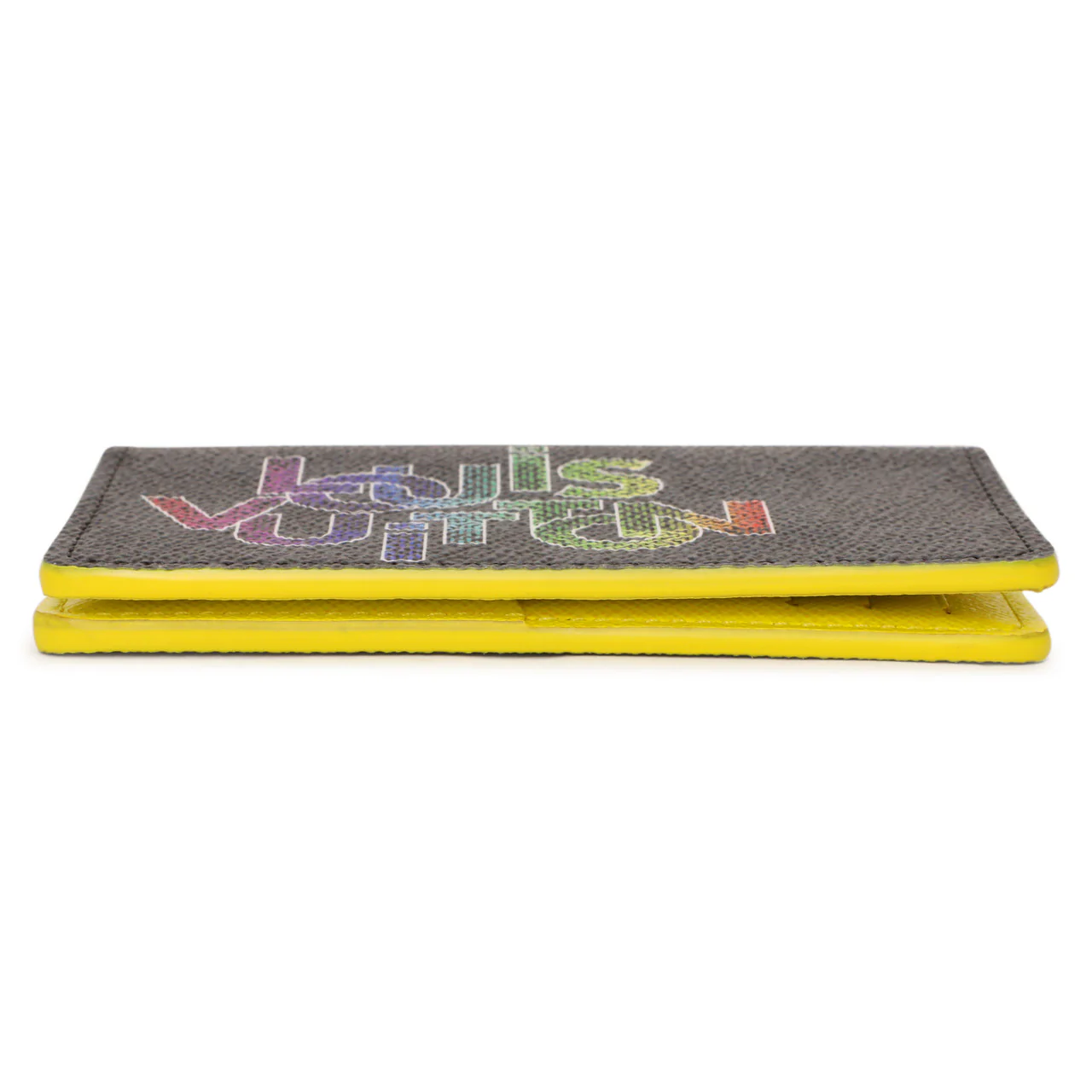 Louis Vuitton Damier Graphite Yellow Logo Pocket Organizer - Image 3