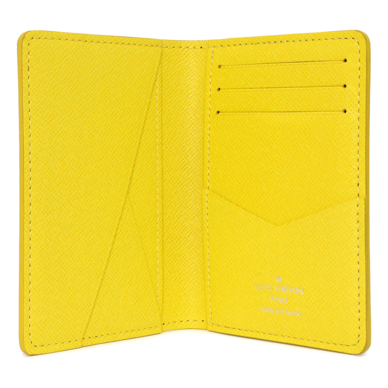 Louis Vuitton Damier Graphite Yellow Logo Pocket Organizer - Image 4