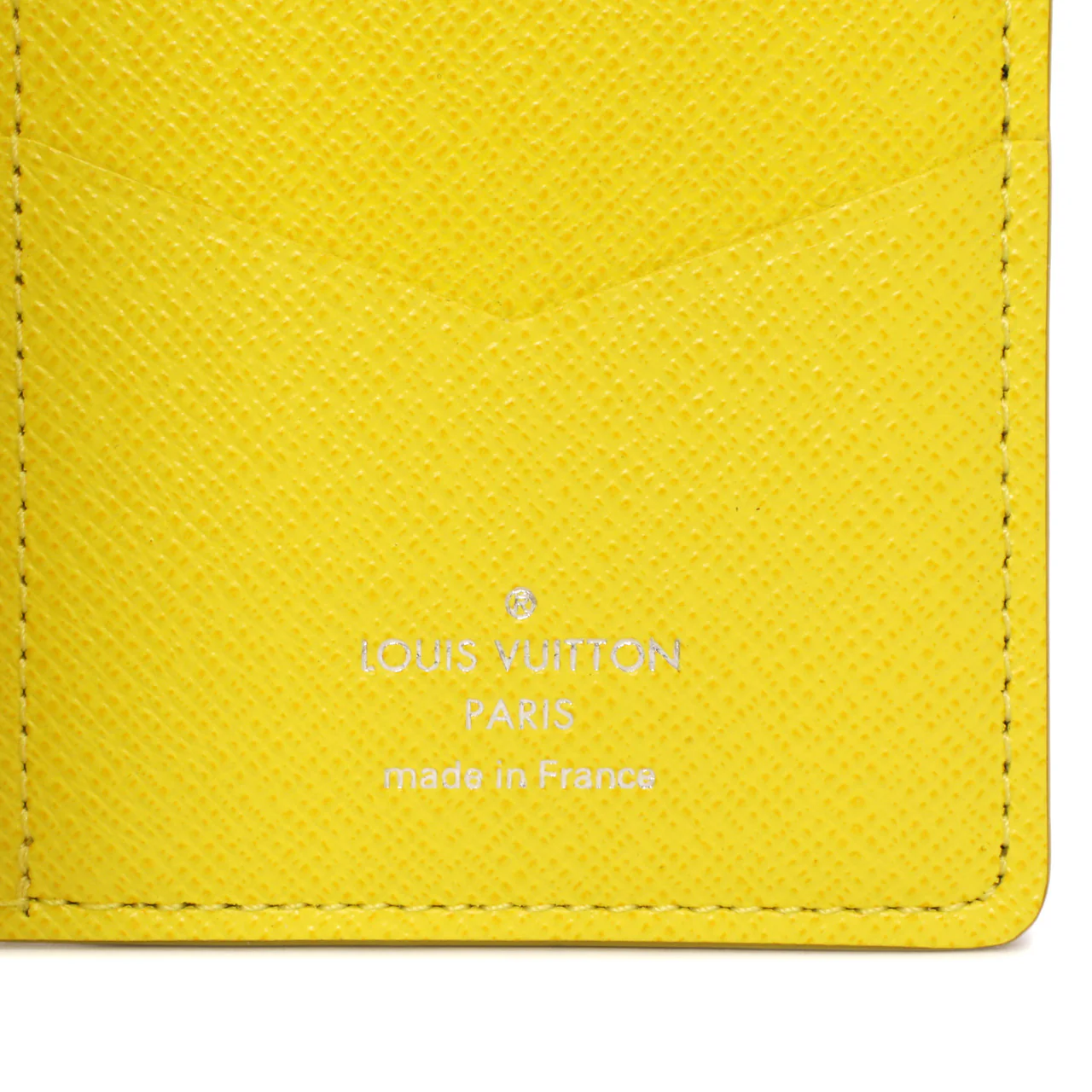 Louis Vuitton Damier Graphite Yellow Logo Pocket Organizer - Image 5