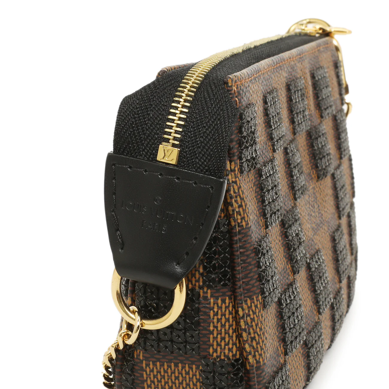Louis Vuitton Damier Paillettes Mini Pochette Accessories - Image 7