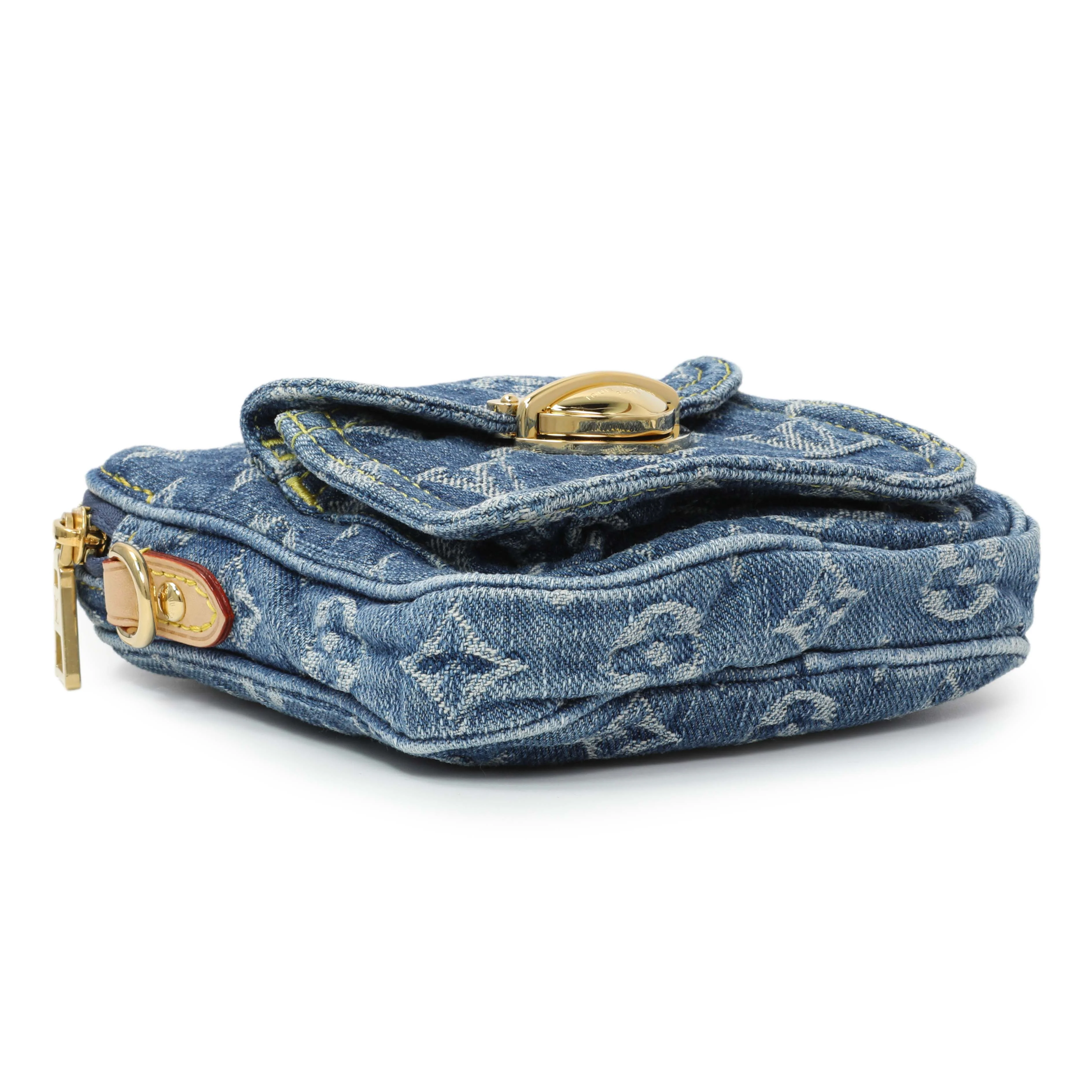 Louis Vuitton Denim Fairfax Pochette - Image 3