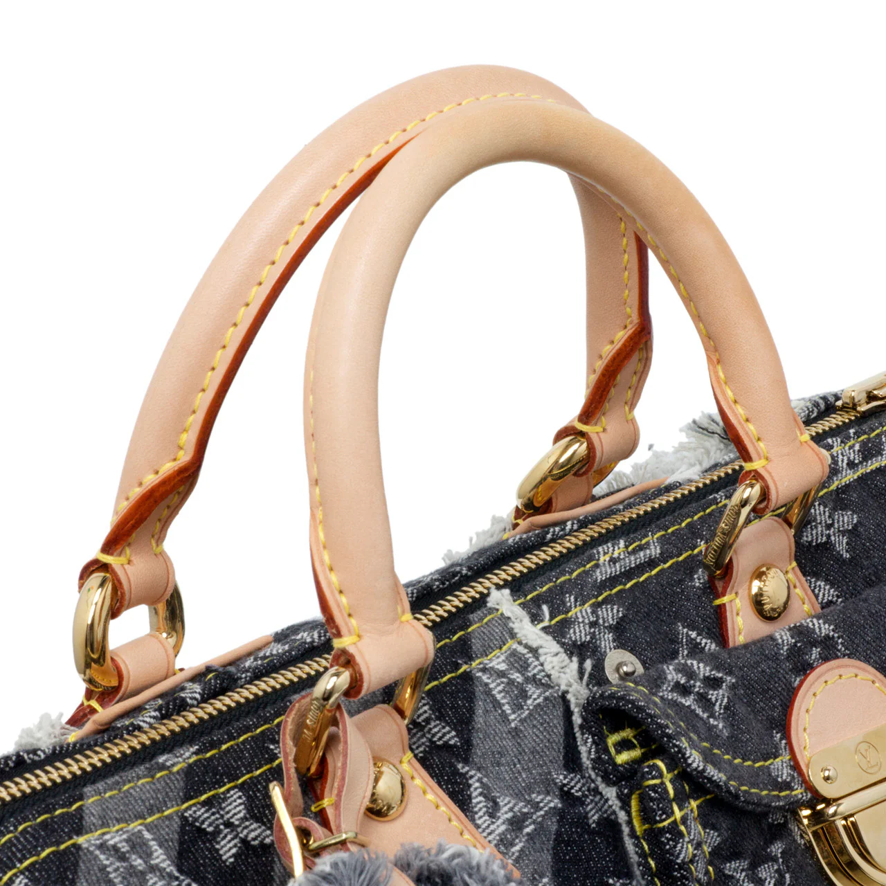 Louis Vuitton Denim Patchwork Speedy 30 - Image 3