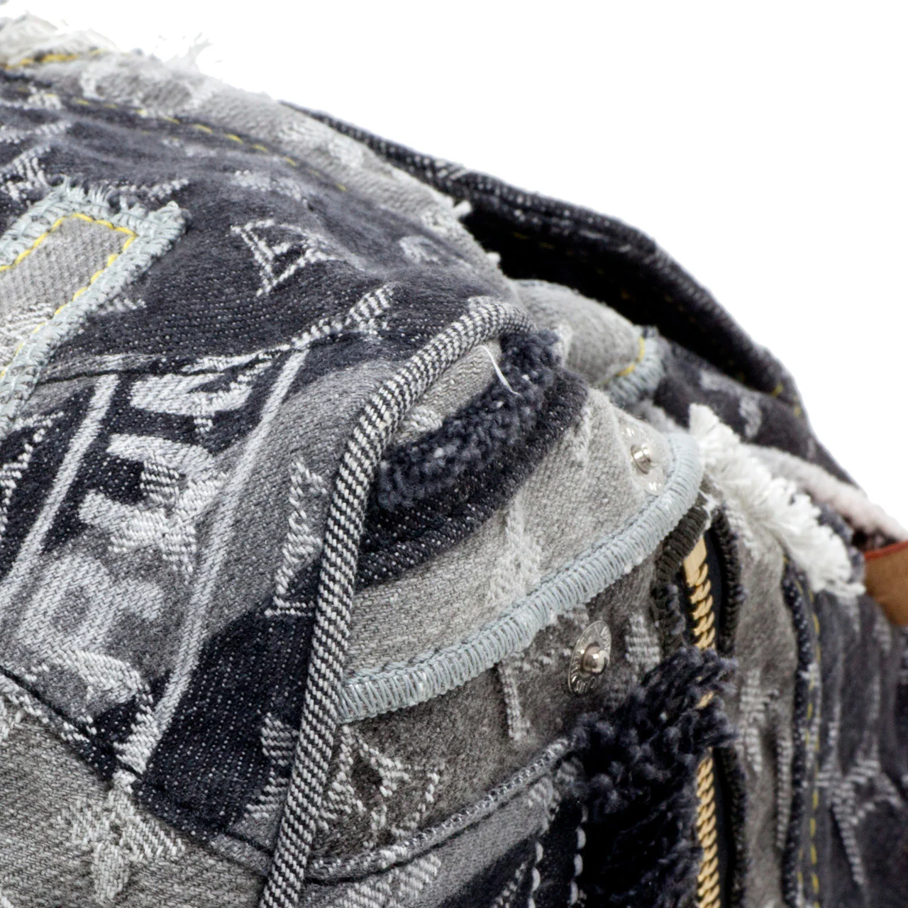 Louis Vuitton Denim Patchwork Speedy 30 - Image 6