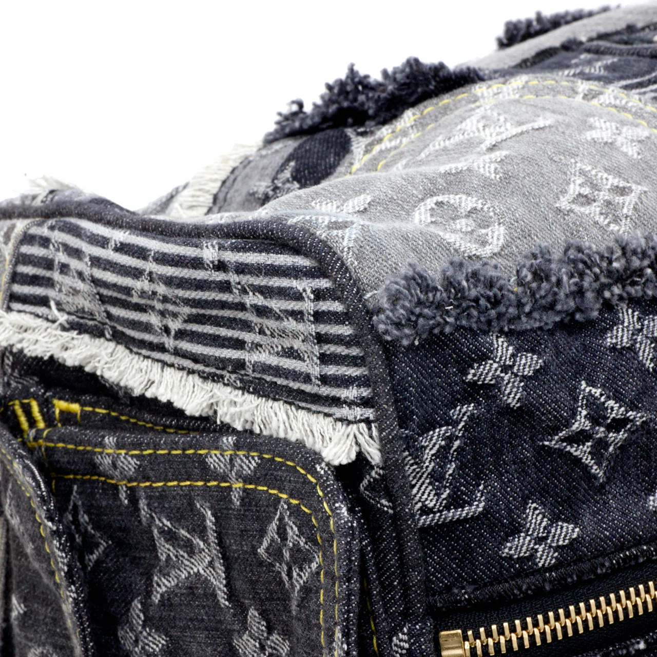 Louis Vuitton Denim Patchwork Speedy 30 - Image 8