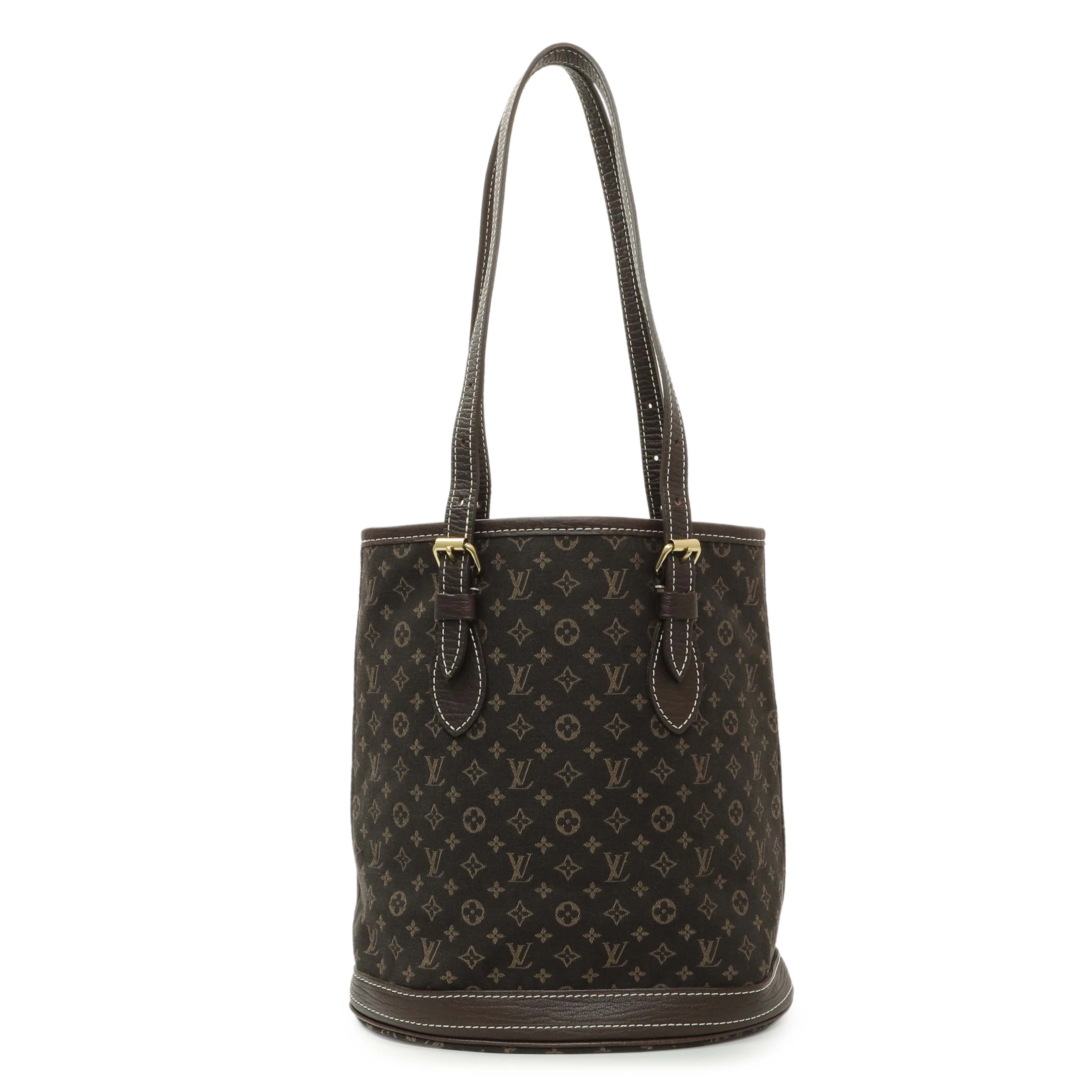Louis Vuitton Ebene Mini Lin Petit Bucket