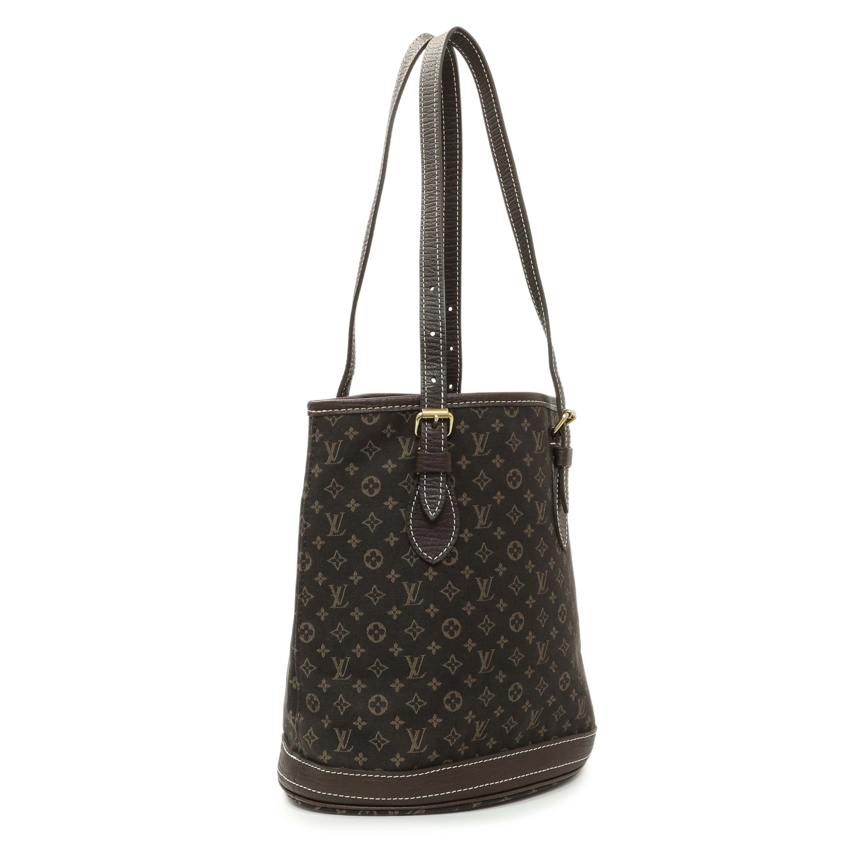 Louis Vuitton Ebene Mini Lin Petit Bucket - Image 2