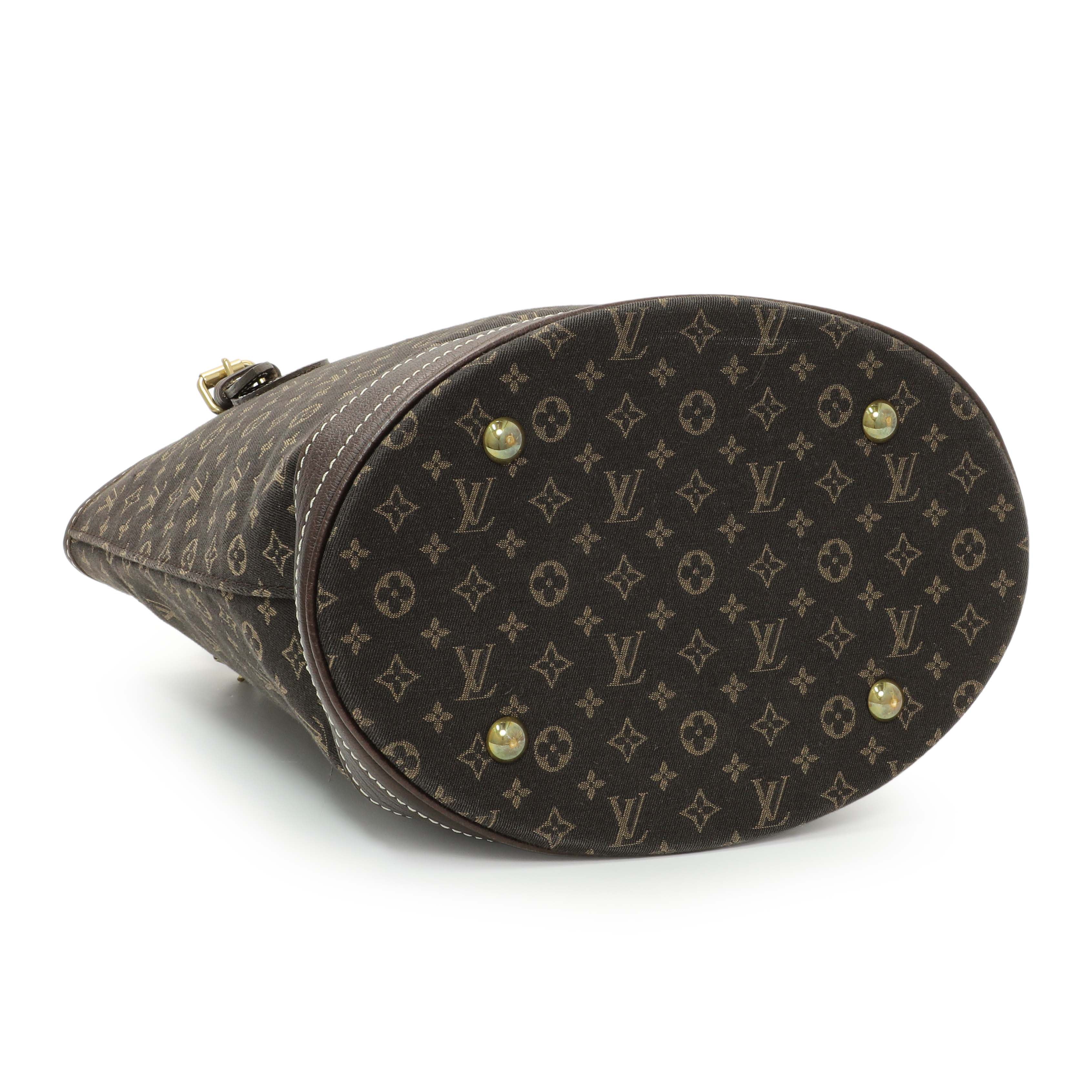 Louis Vuitton Ebene Mini Lin Petit Bucket - Image 3