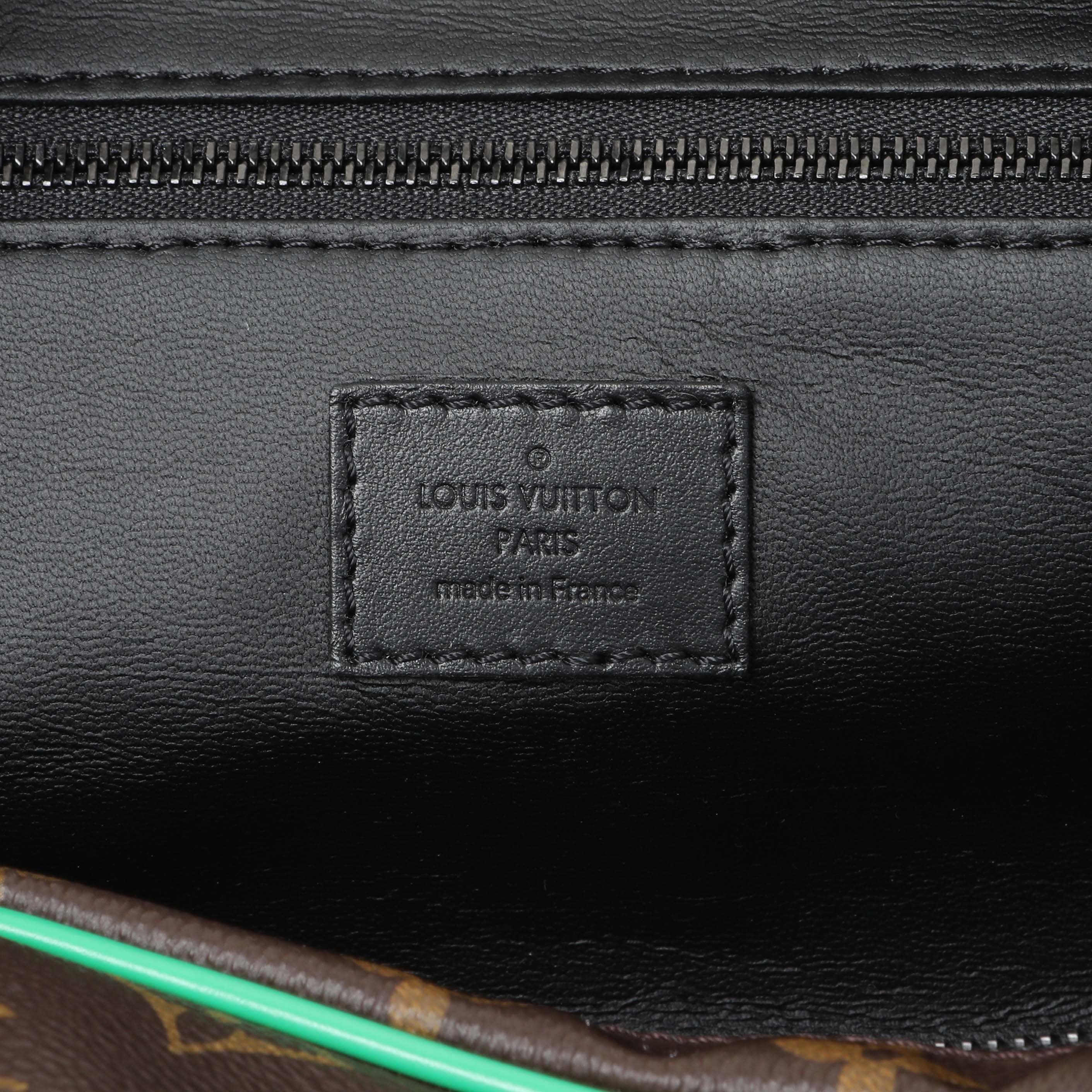 Louis Vuitton Green Monogram Macassar Dopp Kit Toilet Pouch - Image 7