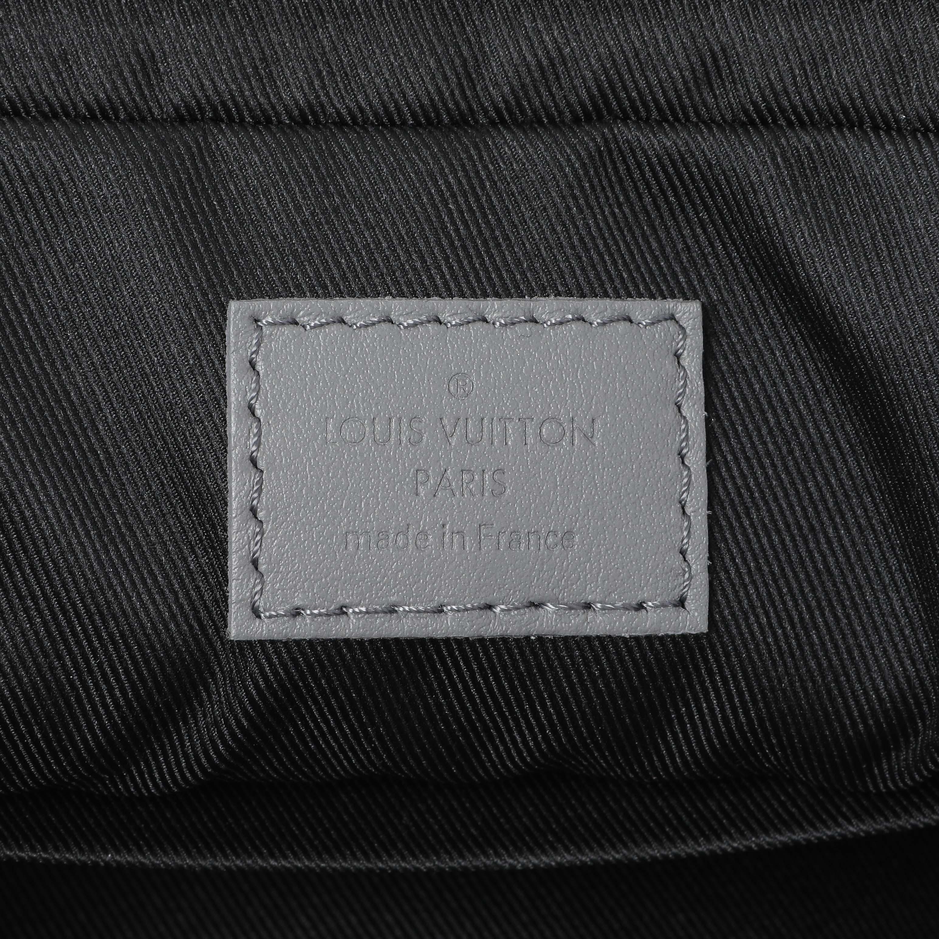 Louis Vuitton Grey Calfskin Monogram Shadow Duo Messenger - Image 5