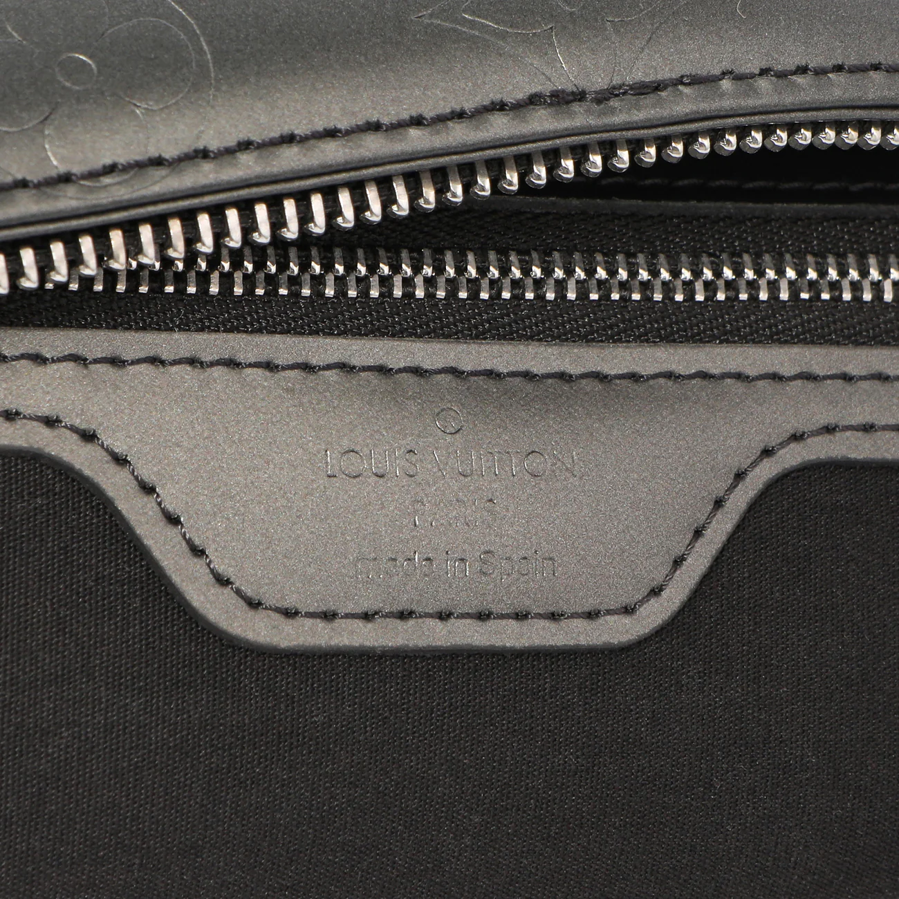 Louis Vuitton Grey Mat Monogram Stockton - Image 9