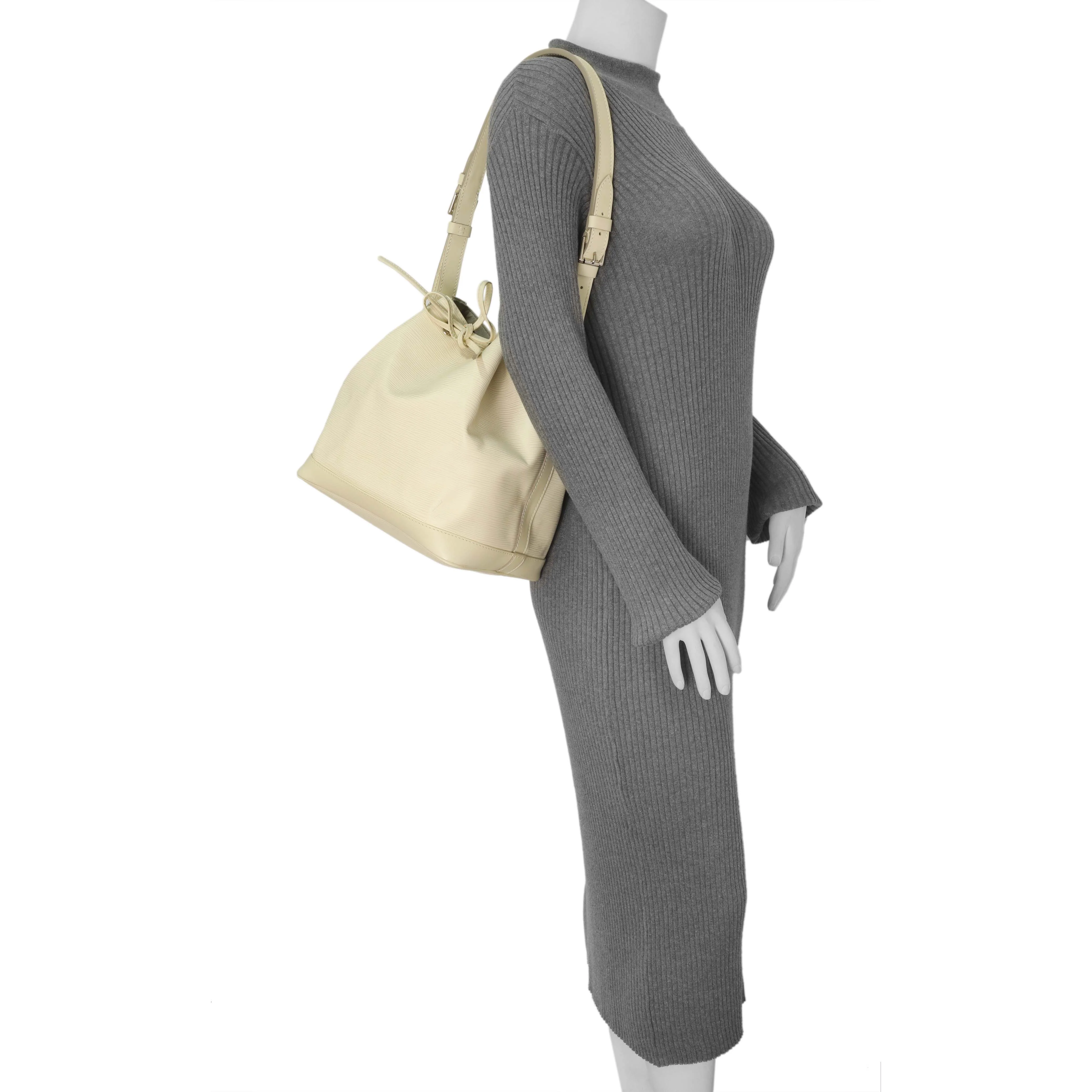 Louis Vuitton Ivory Epi Petit Noe NM - Image 11